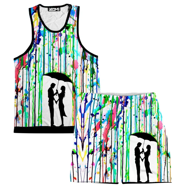 Pour Deux Men's Tank and Shorts Combo sold by iEDM