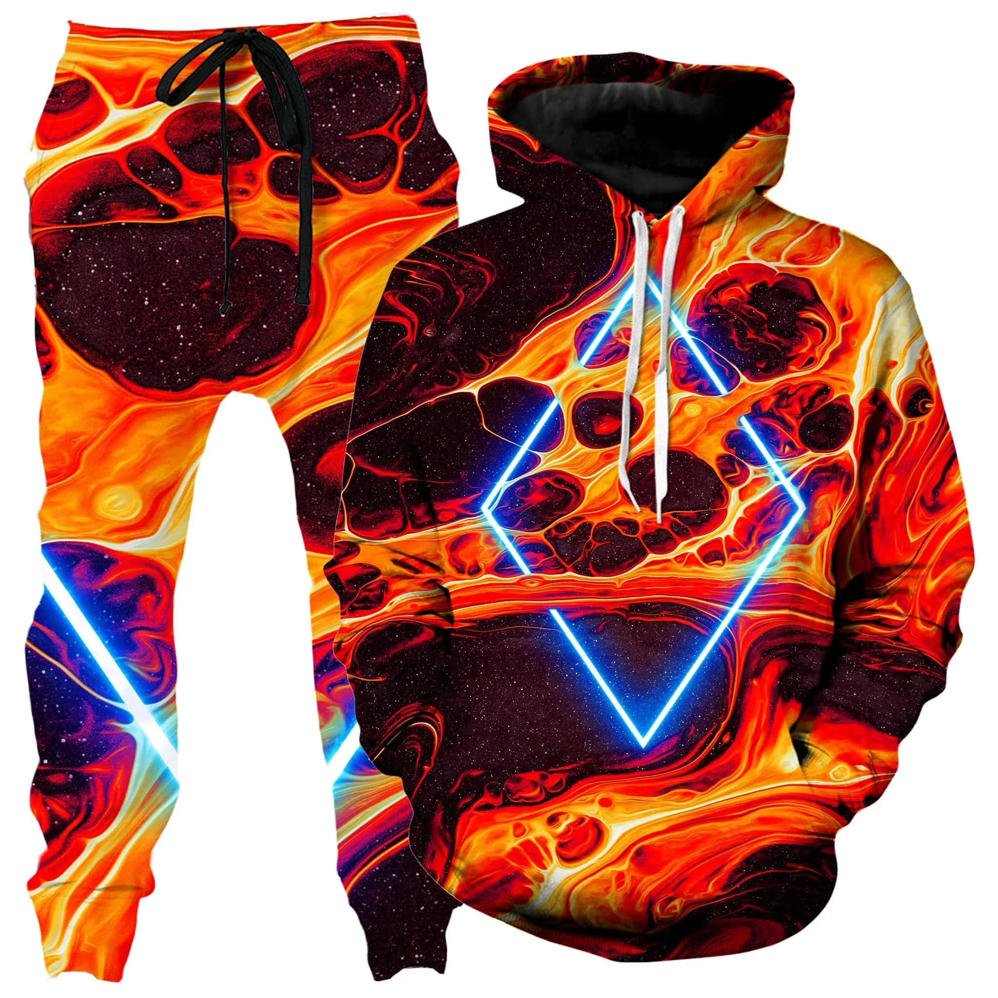 Portal Home Orange Hoodie and Joggers Combo sold by iEDM