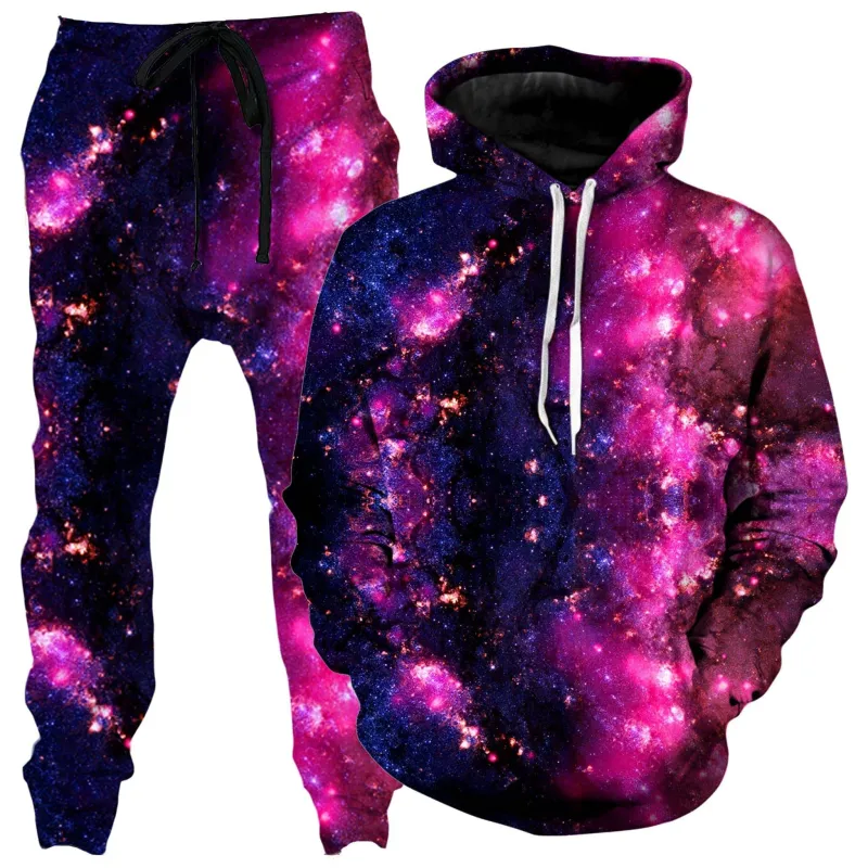 Purple Cosmos Hoodie and Joggers Combo sold by iEDM