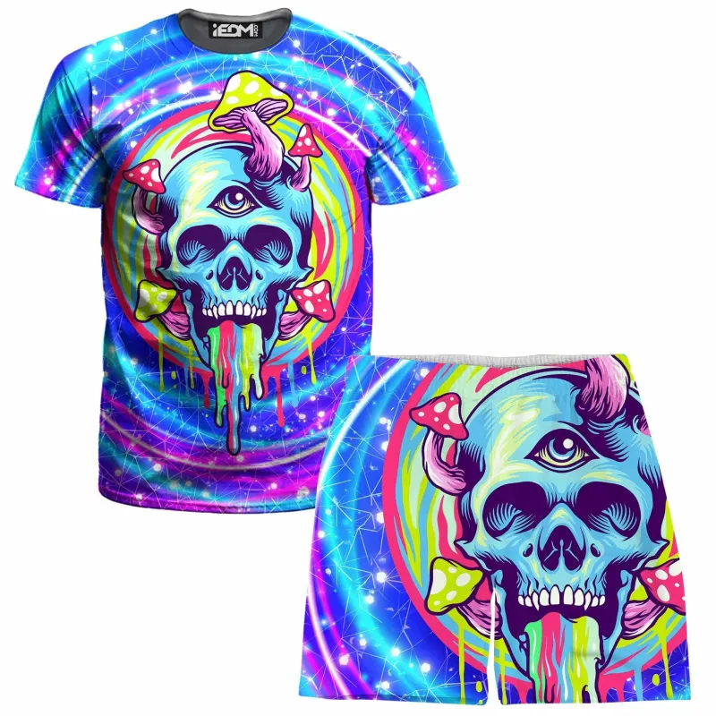 Mushroom Head T-Shirt and Shorts Combo made by iEDM