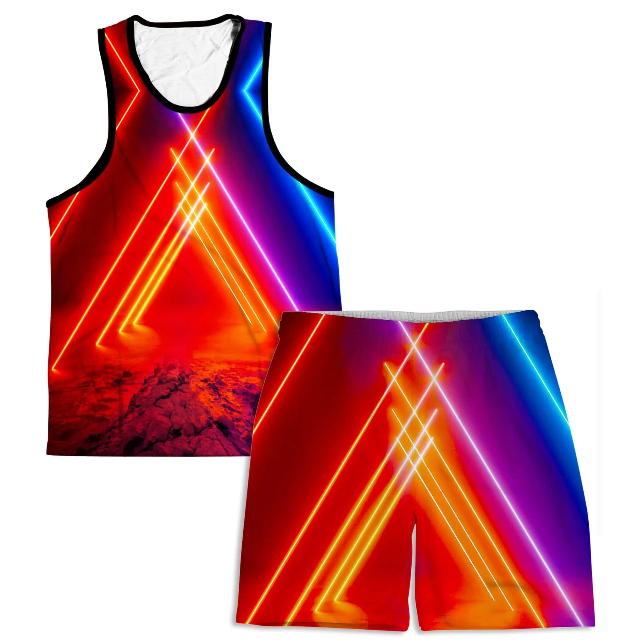 Luminous Entry Men's Tank and Shorts Combo sold by iEDM