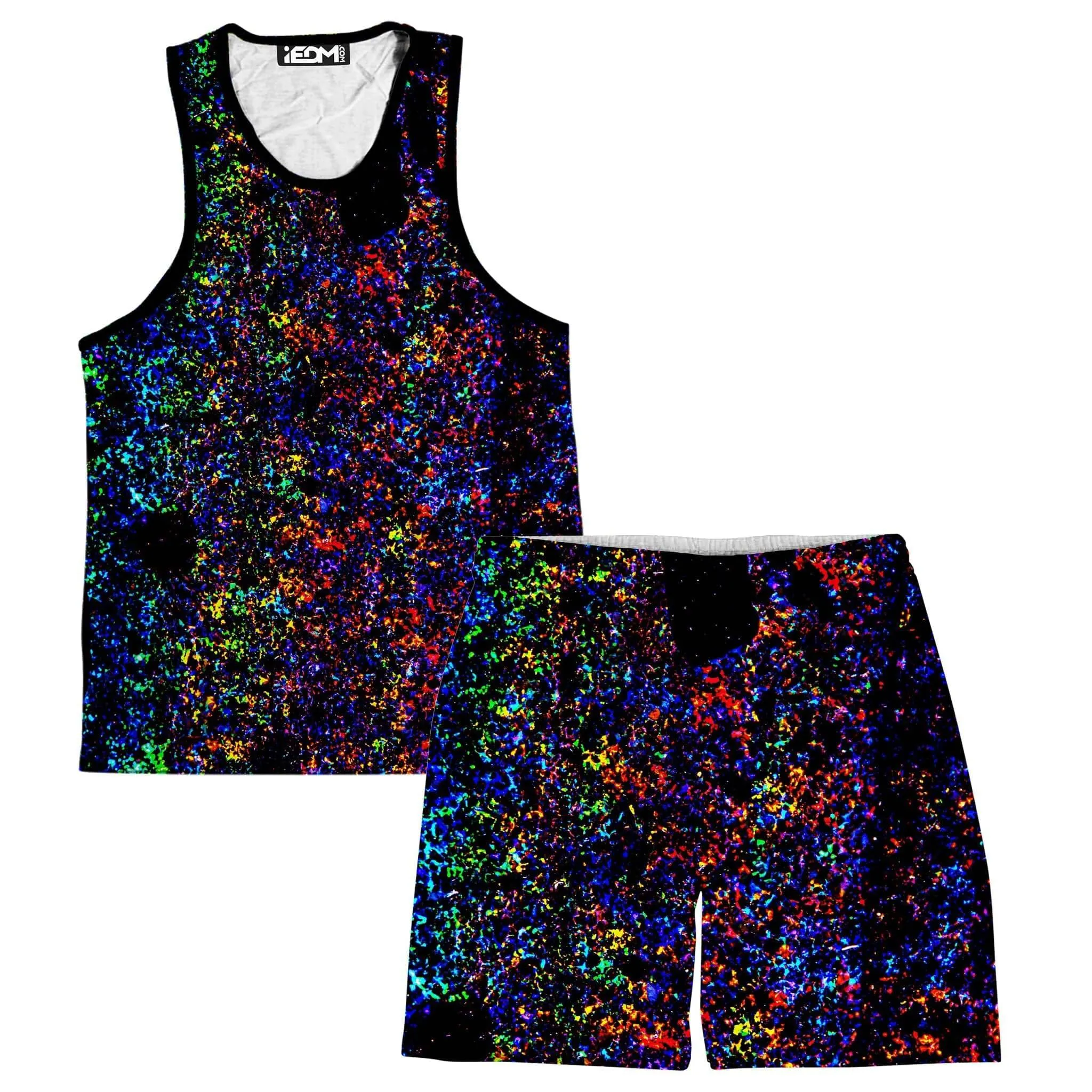 Lightning Rainbow Men's Tank and Shorts Combo sold by iEDM