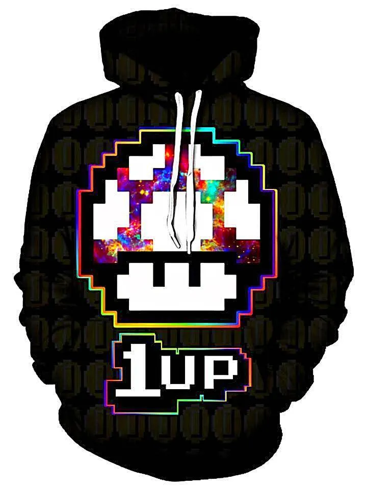 Level Up Mushroom Hoodie and Joggers Combo sold by iEDM product image thumbnail 2