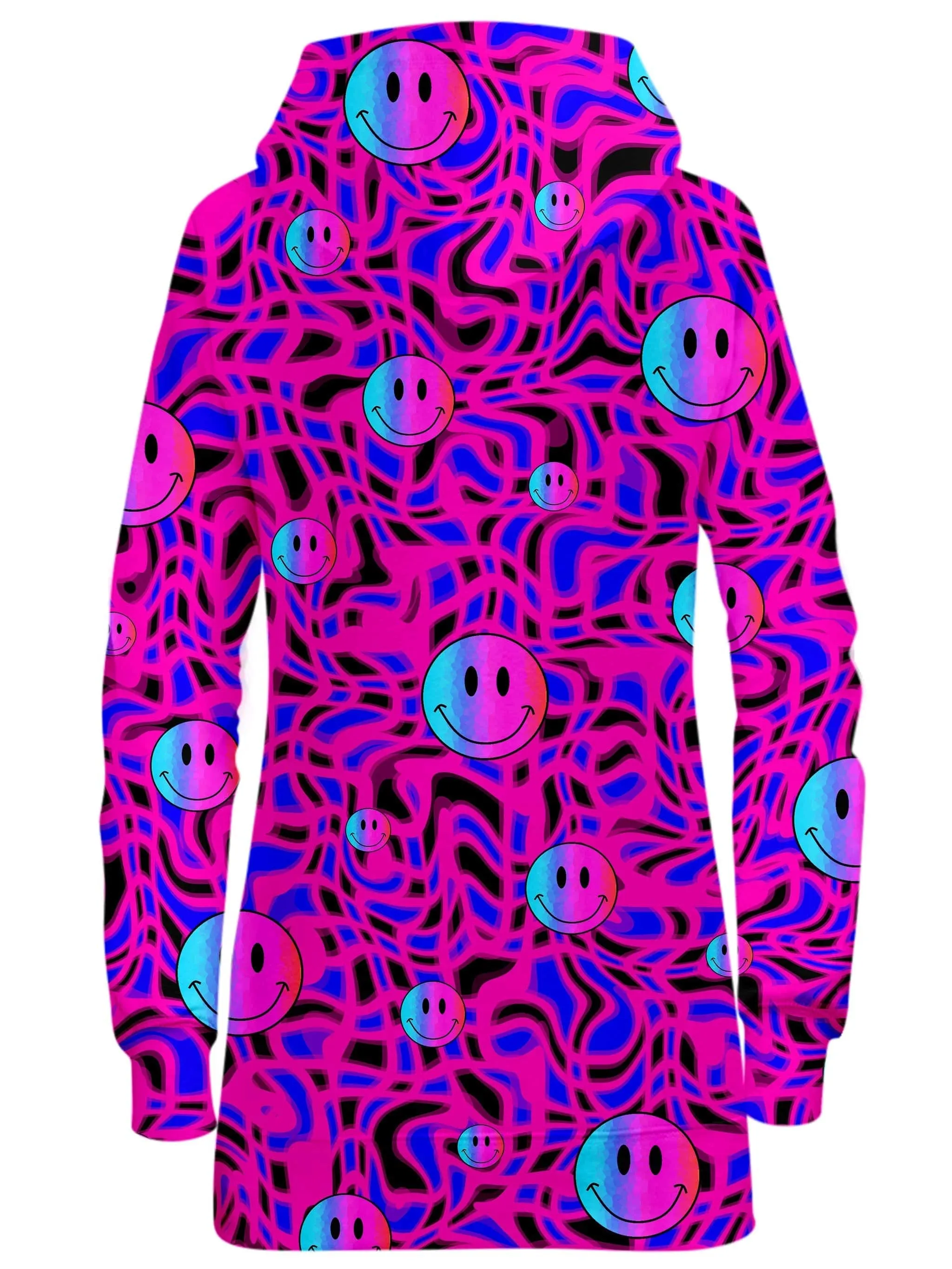 Trippy Smiles Hoodie Dress sold by iEDM product image thumbnail 2