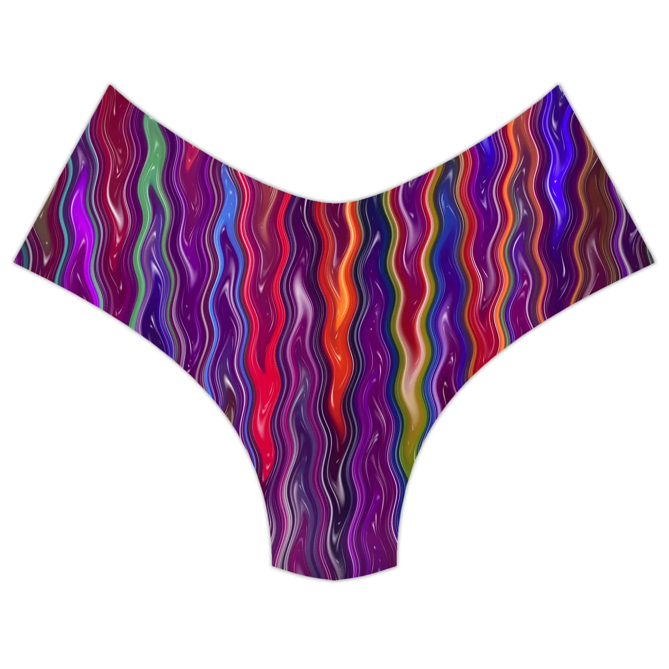 Trippy Vibes Booty Shorts sold by iEDM product image thumbnail 3