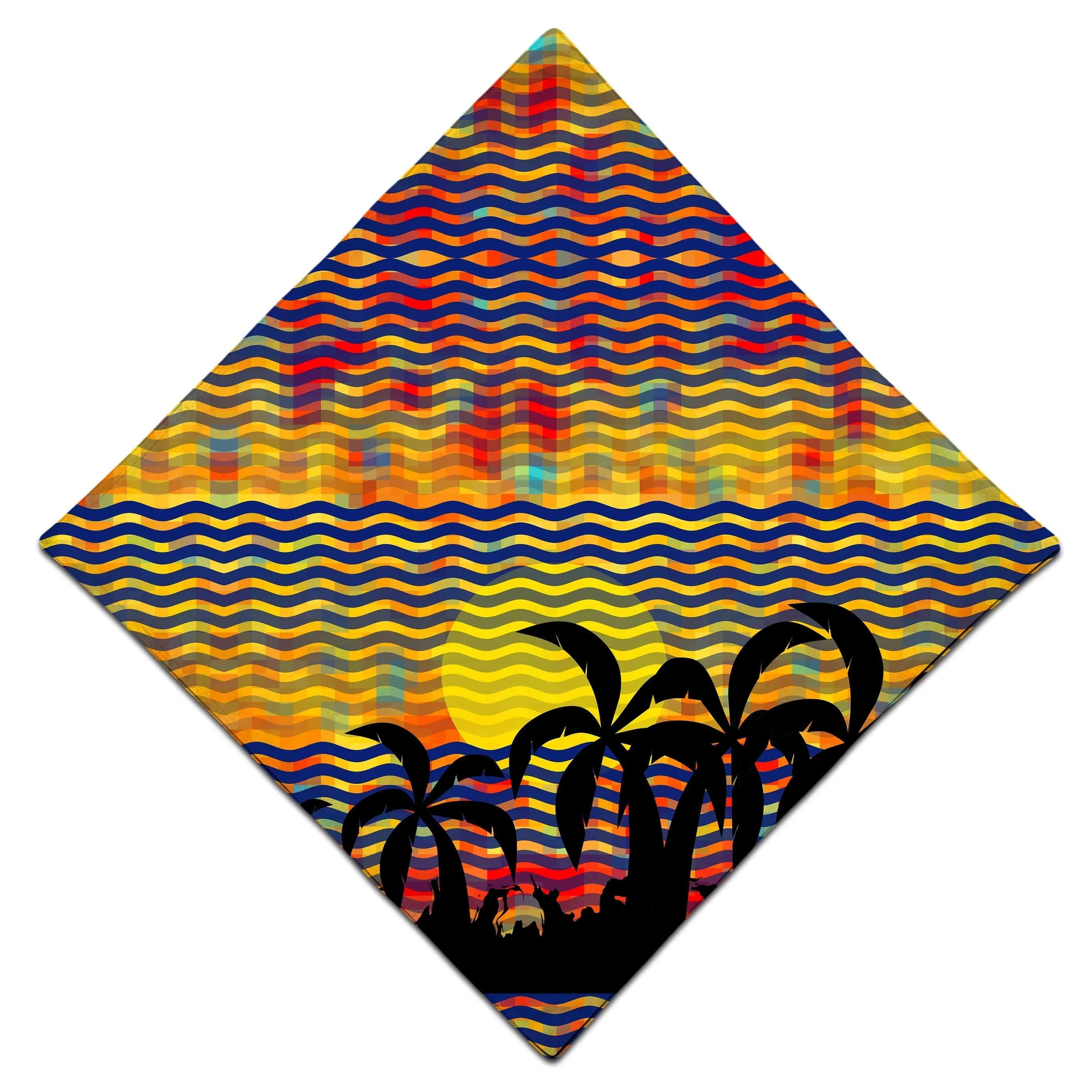 Trippy Tropical Nights Bandana sold by iEDM product image thumbnail 3