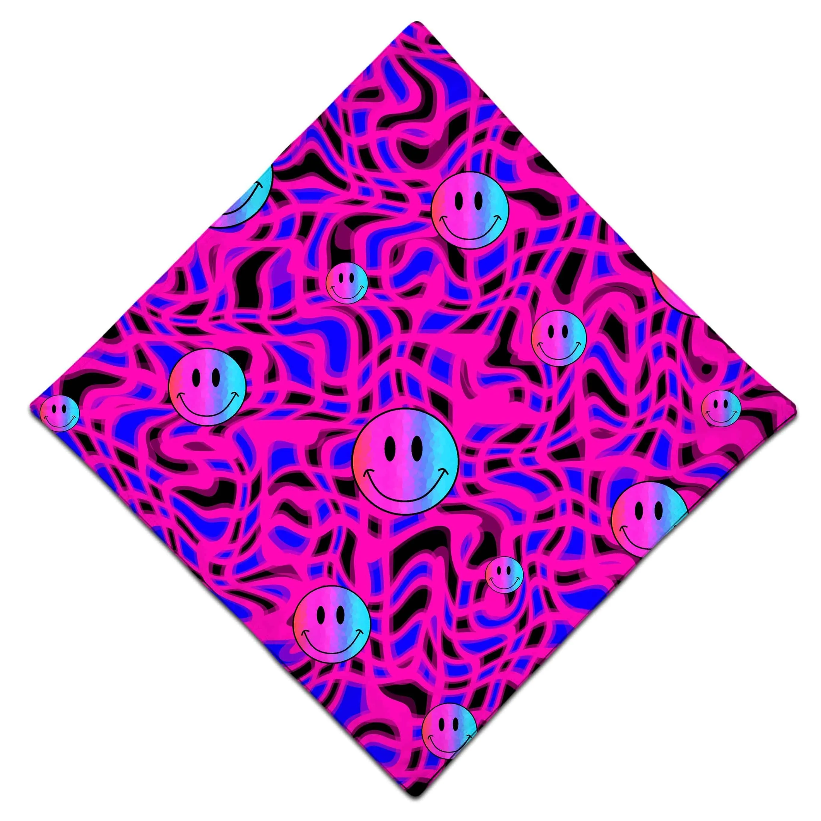 Trippy Smiles Bandana sold by iEDM product image thumbnail 3