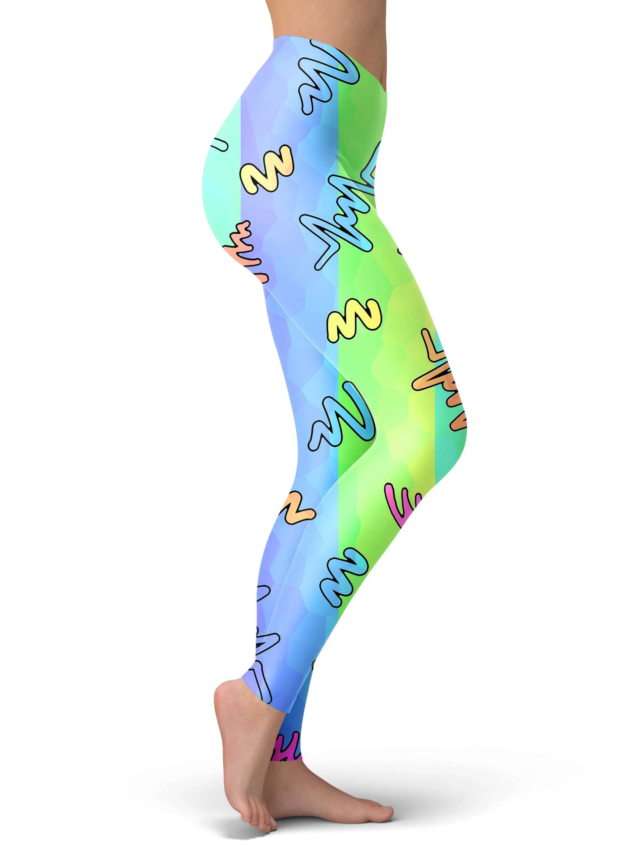 Trippy Doodles Leggings sold by iEDM product image thumbnail 2