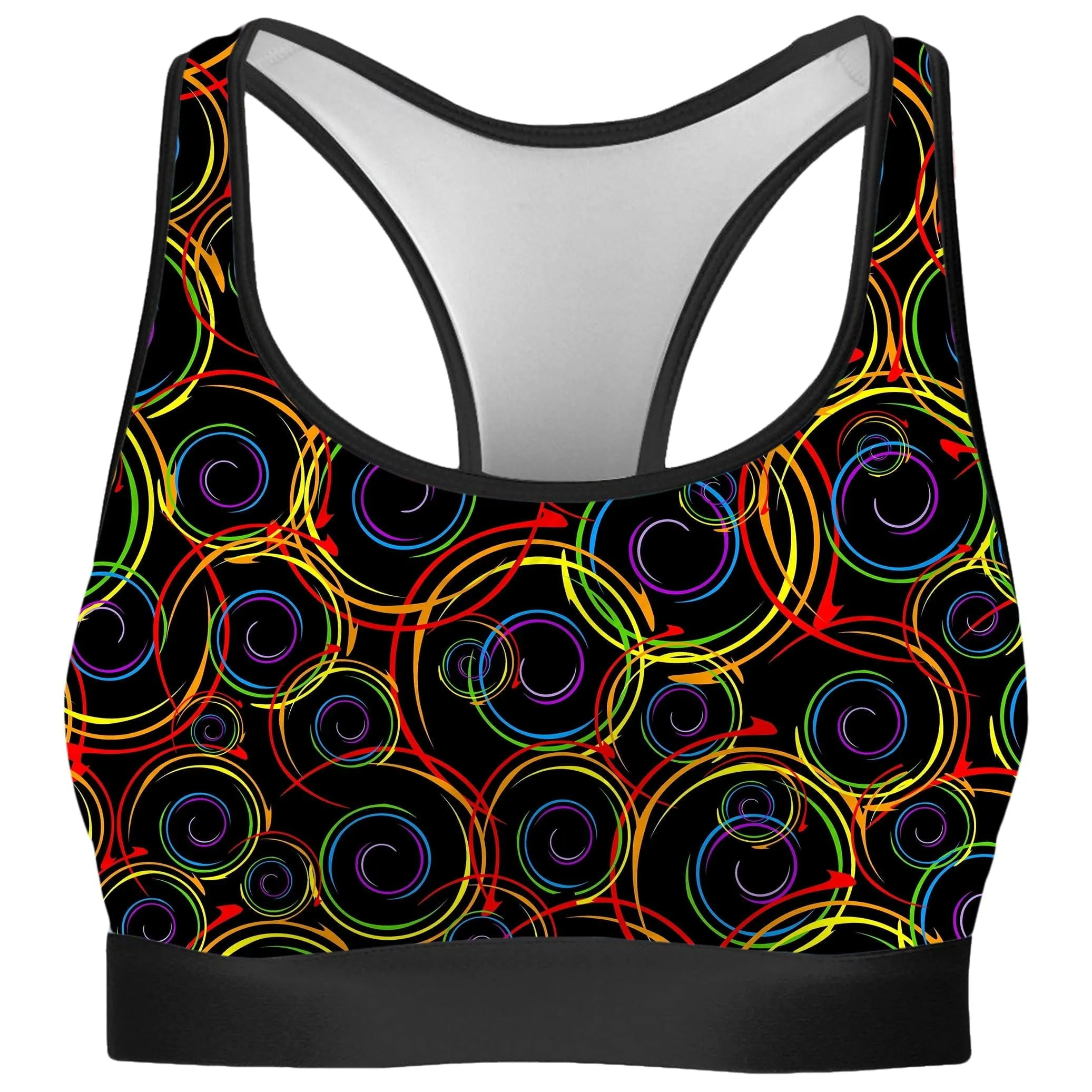 Swirl Abstract Rave Bra sold by iEDM