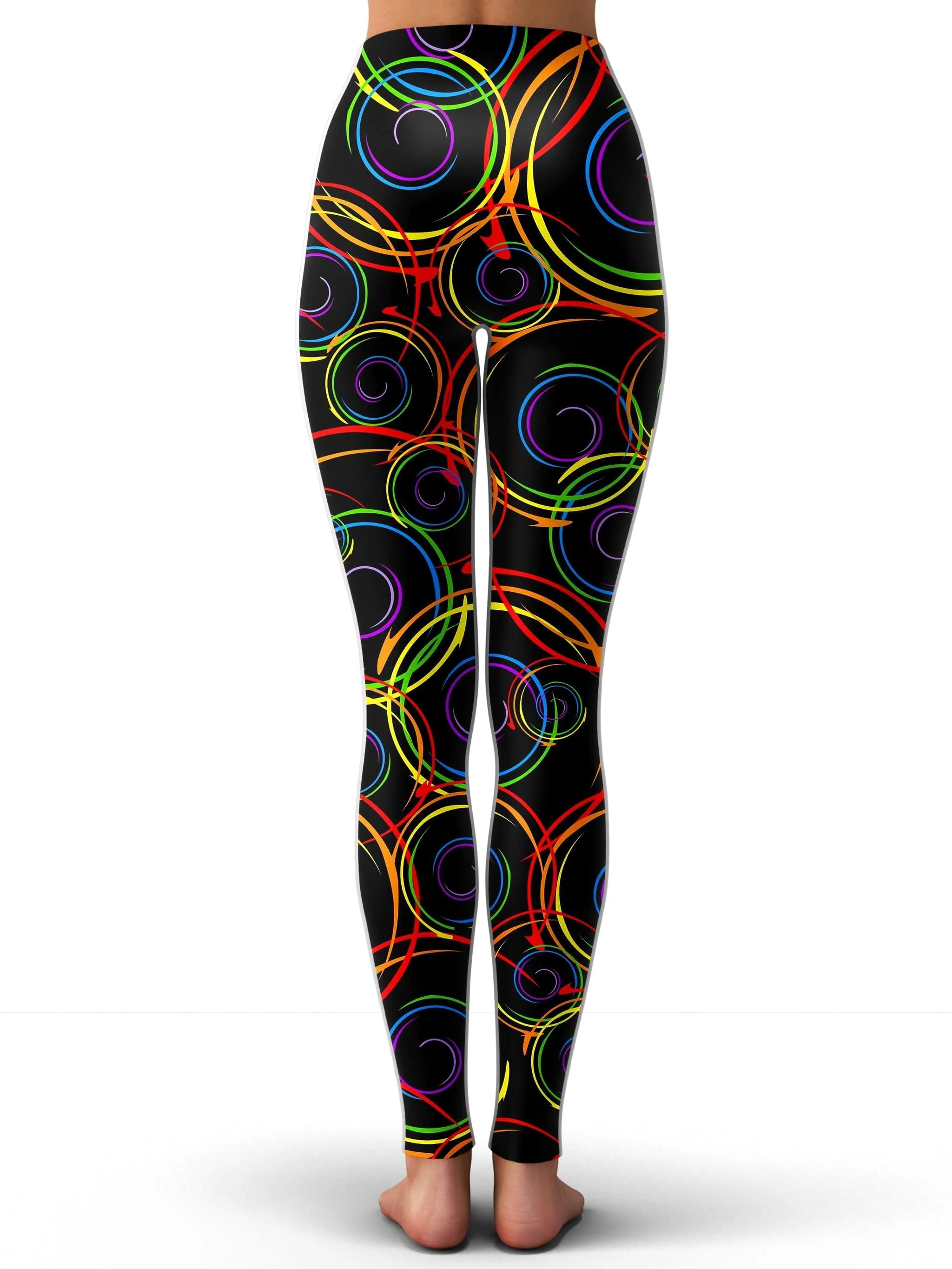 Swirl Abstract Leggings sold by iEDM product image thumbnail 3