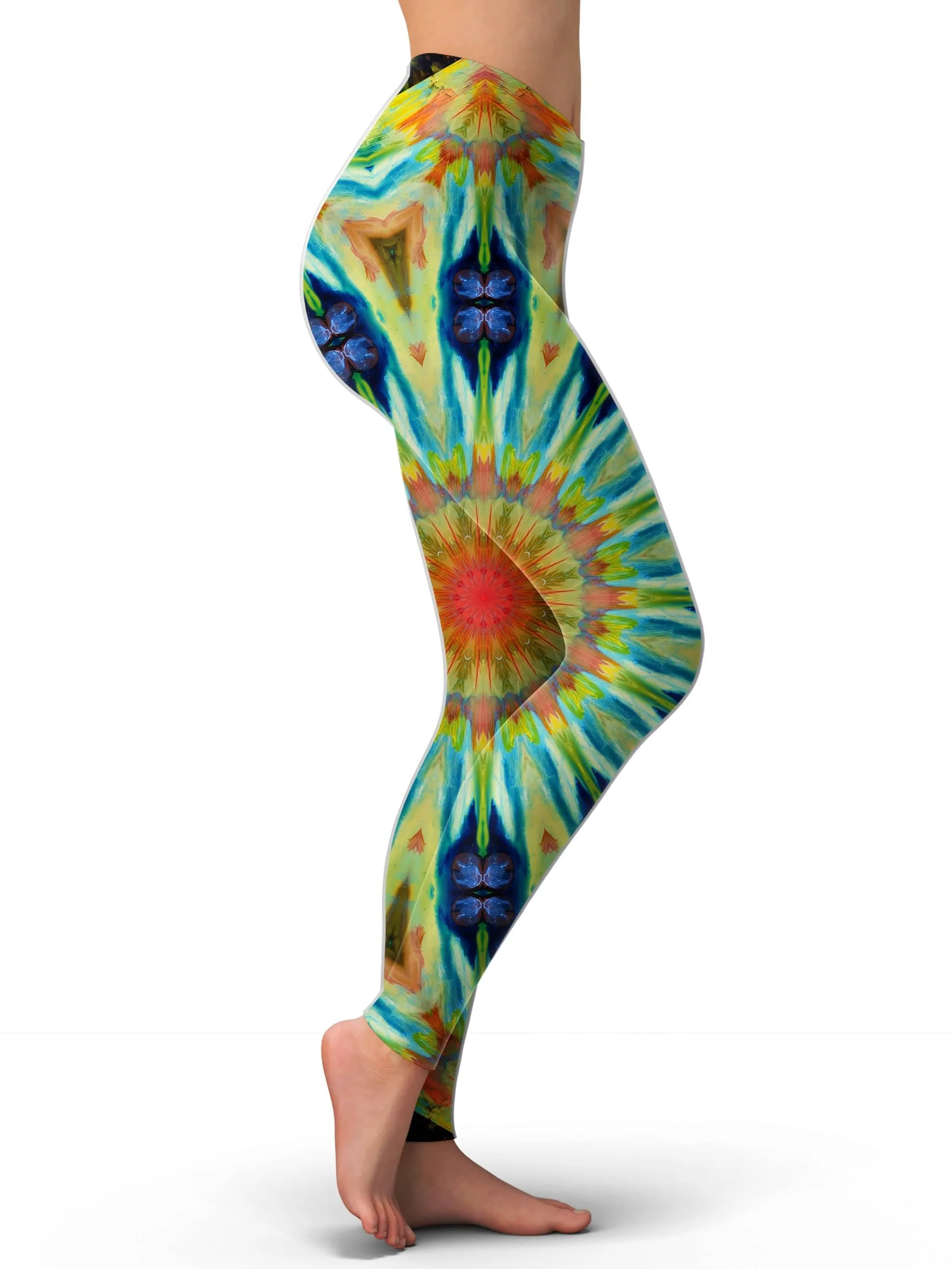 Peacock Spin Leggings sold by iEDM product image thumbnail 2