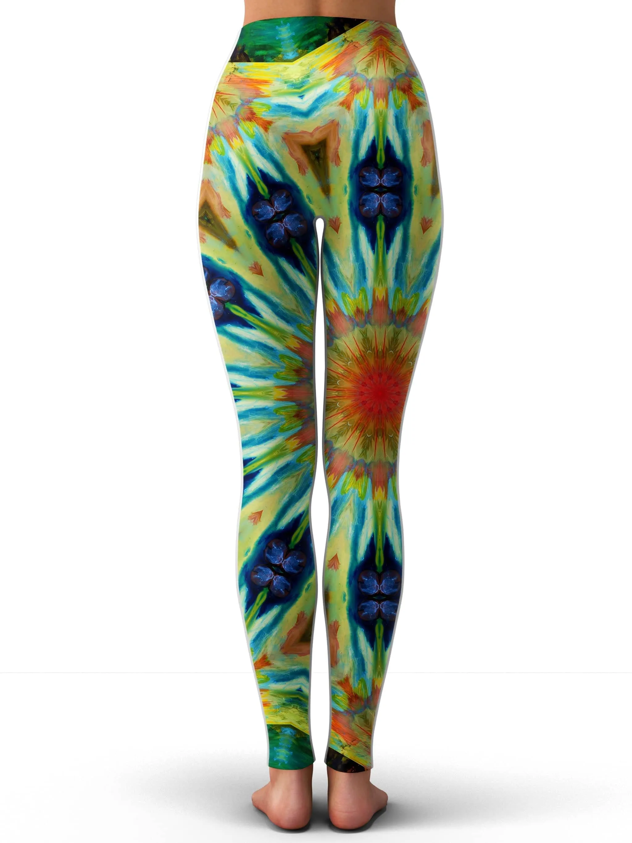 Peacock Spin Leggings sold by iEDM product image thumbnail 3