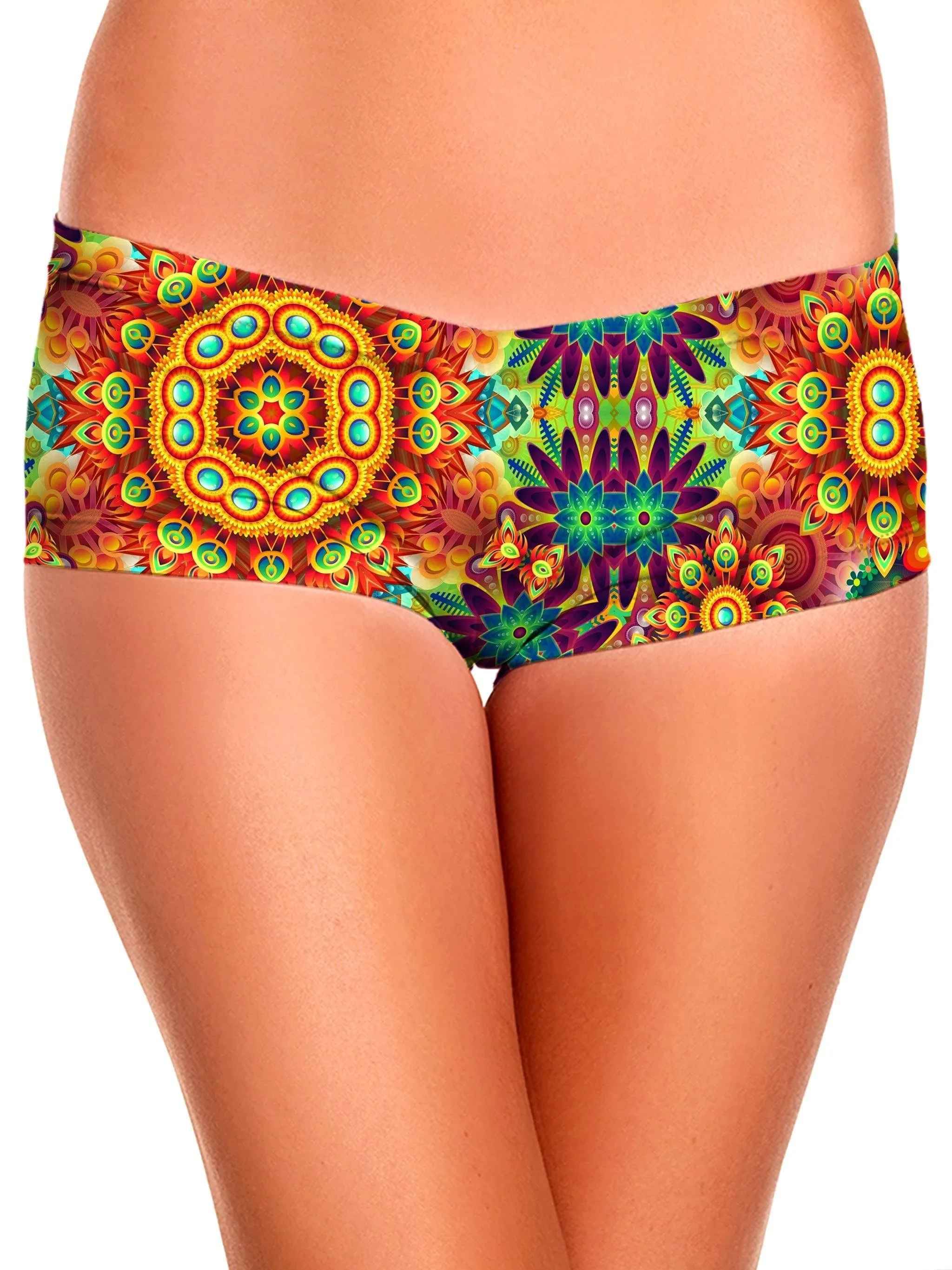 Ornate Color Journey Booty Shorts sold by iEDM