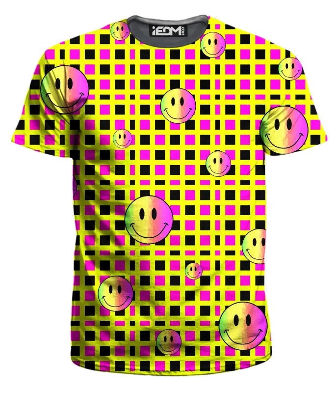 Happy Plaid Men's T-Shirt sold by iEDM