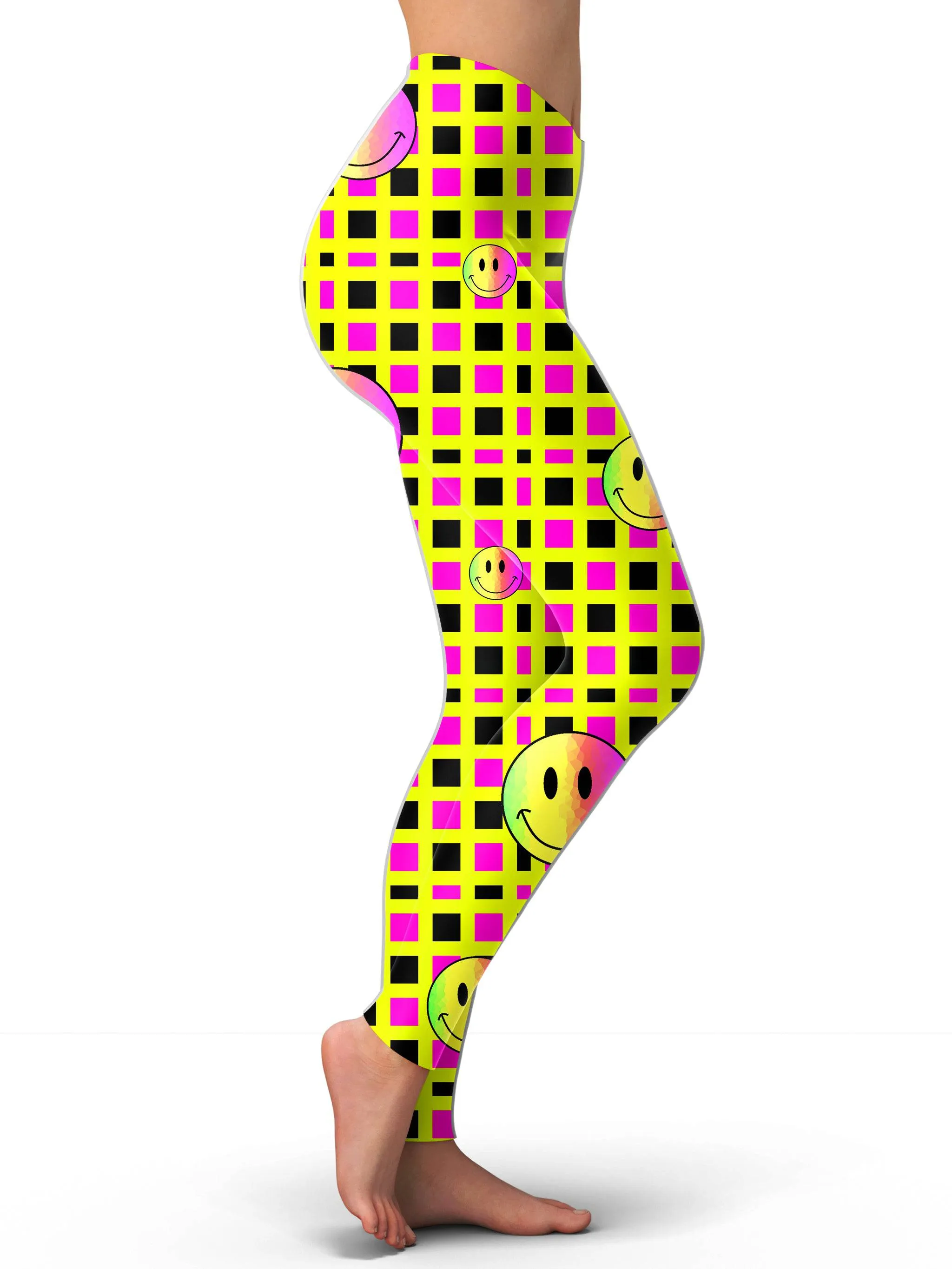 Happy Plaid Leggings sold by iEDM product image thumbnail 2
