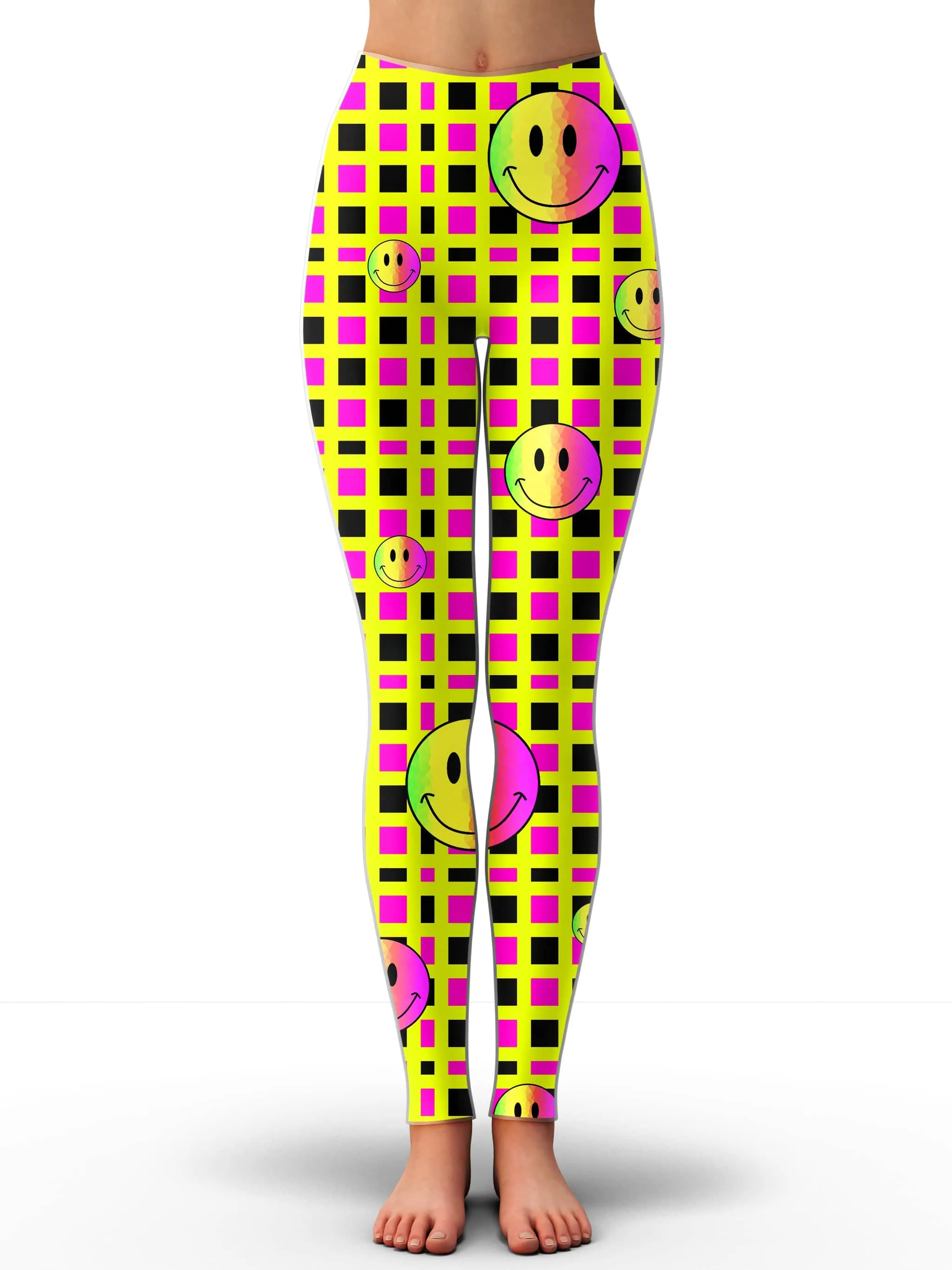 Happy Plaid Leggings sold by iEDM