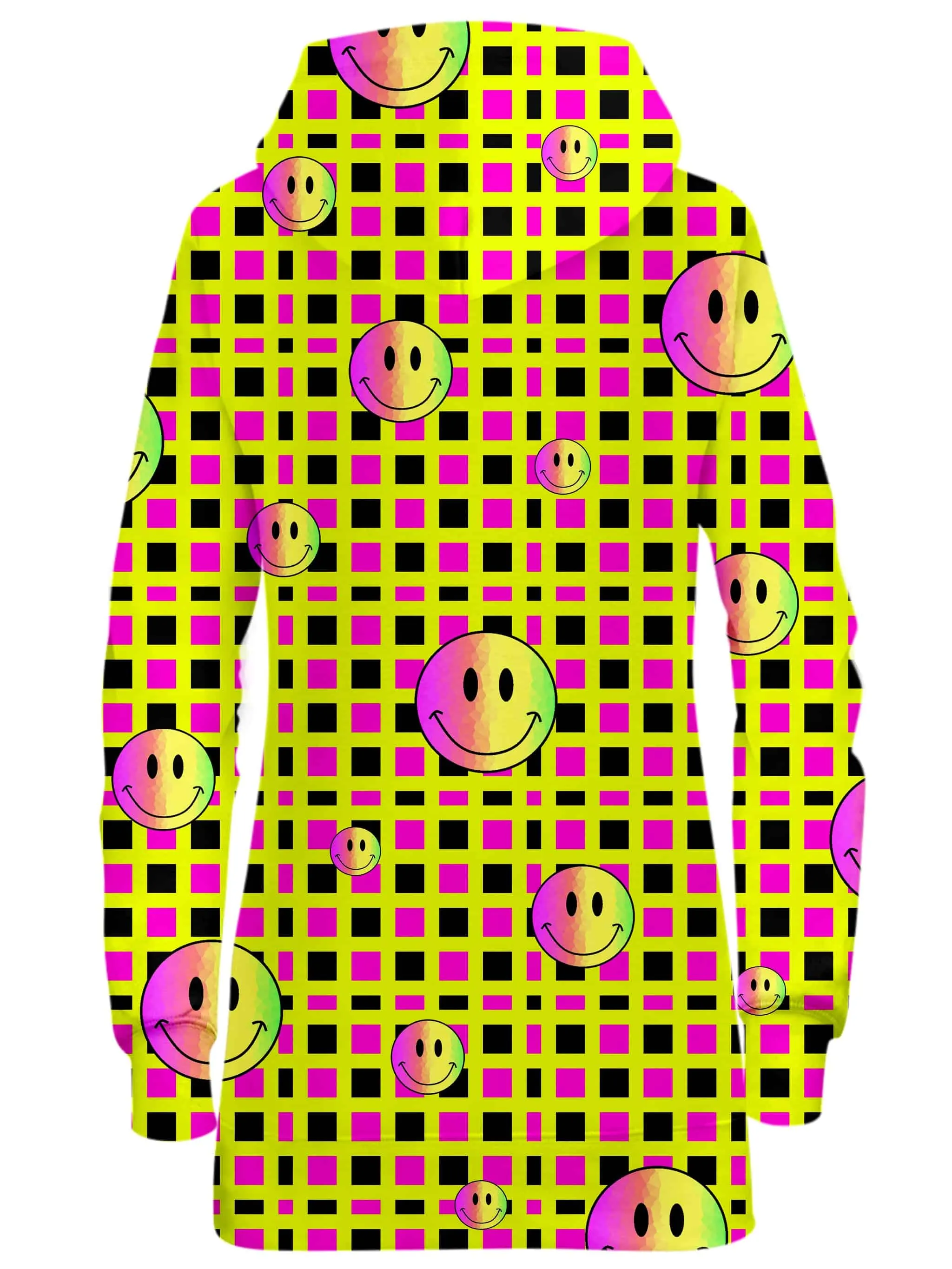 Happy Plaid Hoodie Dress sold by iEDM product image thumbnail 2