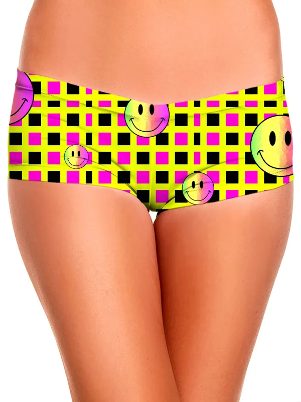 Happy Plaid Booty Shorts sold by iEDM