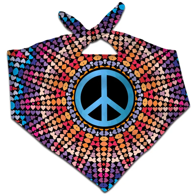 Love And Peace Bandana sold by iEDM