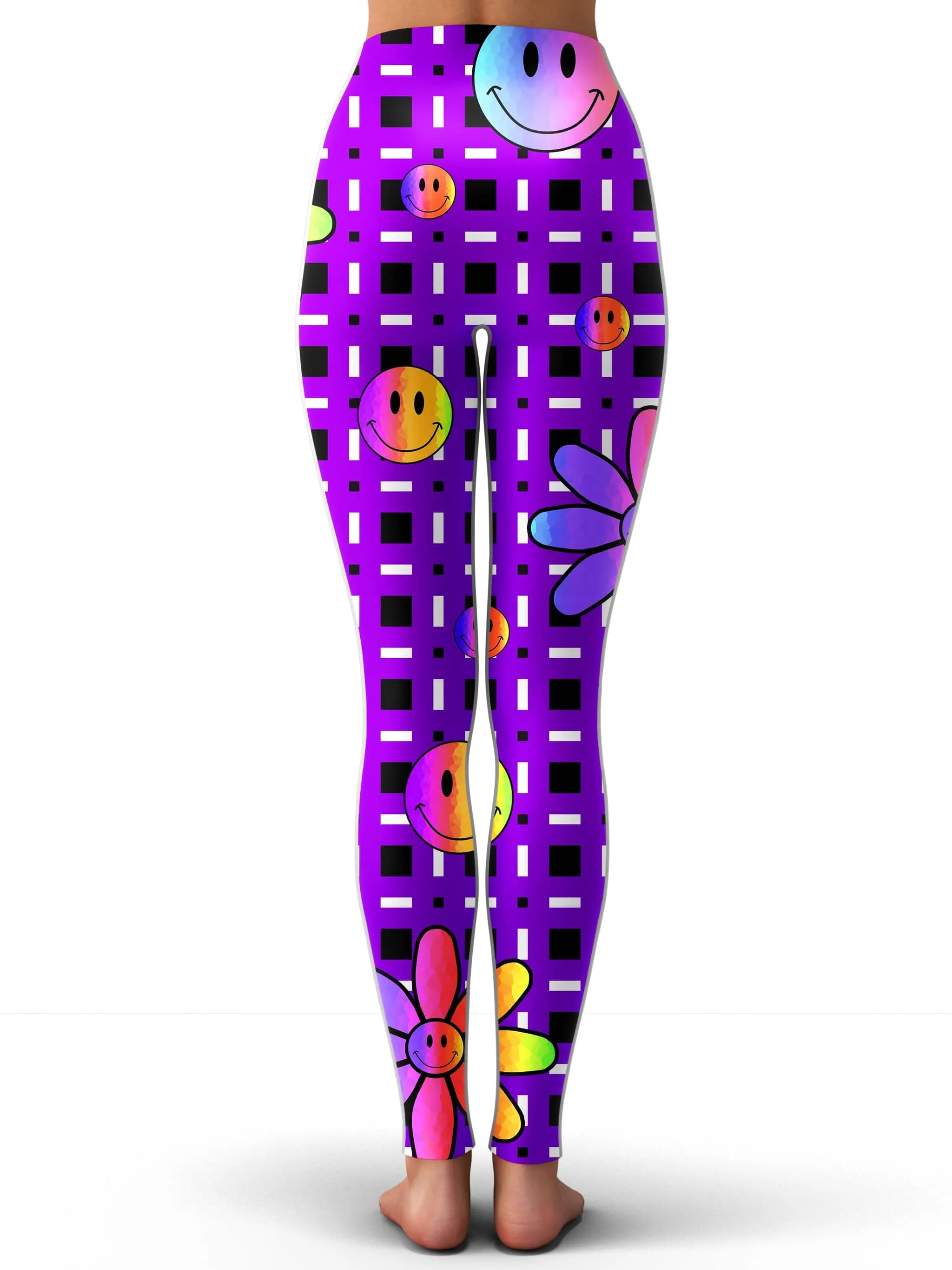 Happiness On Purple Leggings sold by iEDM product image thumbnail 3