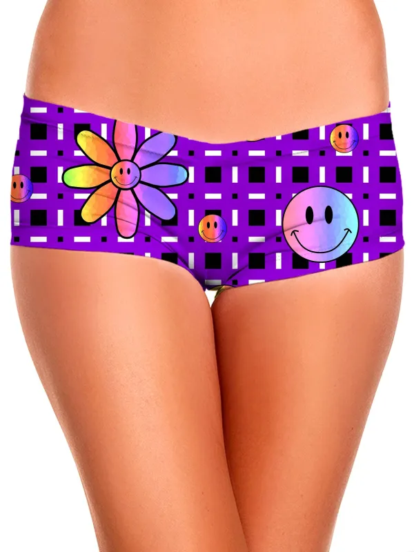 Happiness On Purple Booty Shorts sold by iEDM