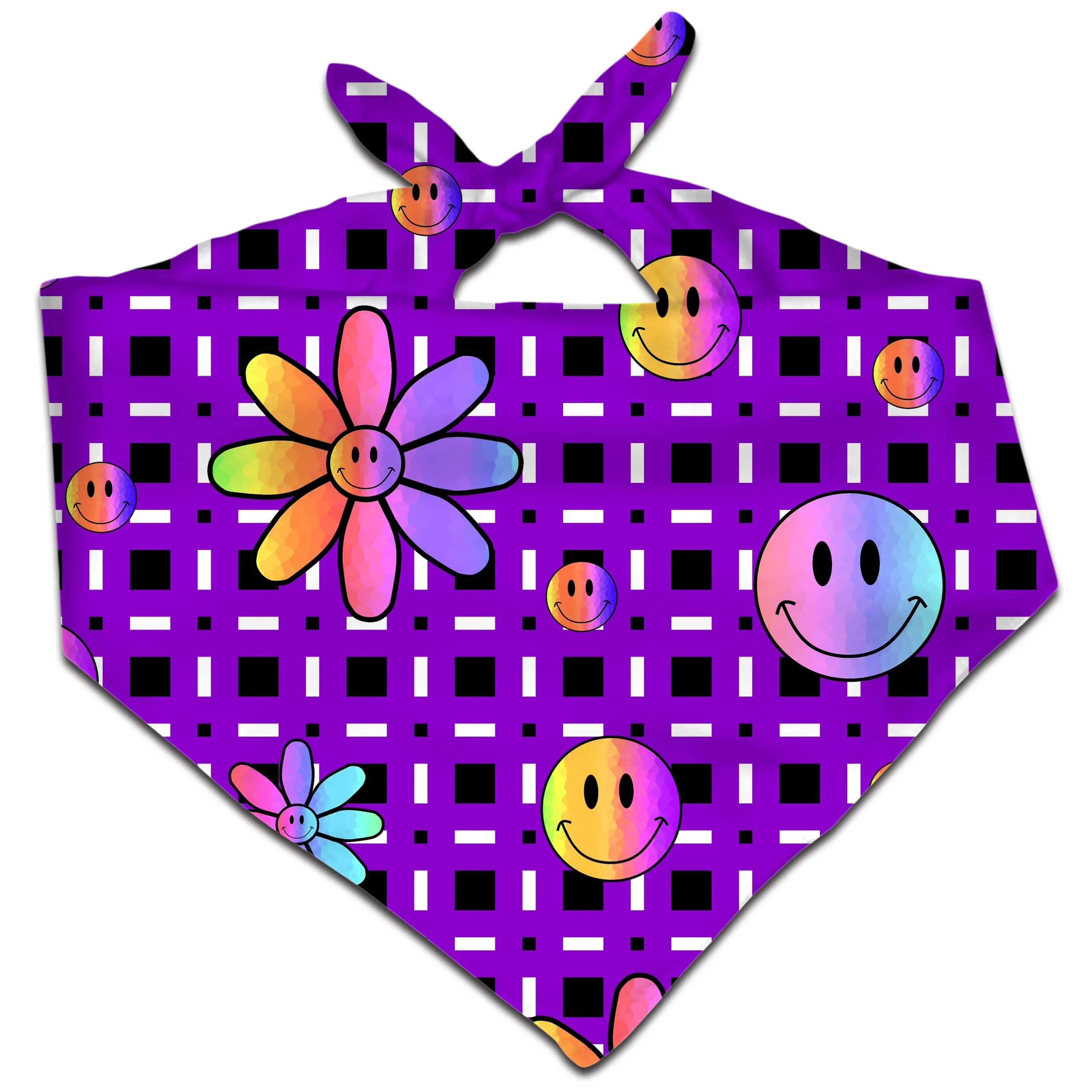 Happiness On Purple Bandana sold by iEDM