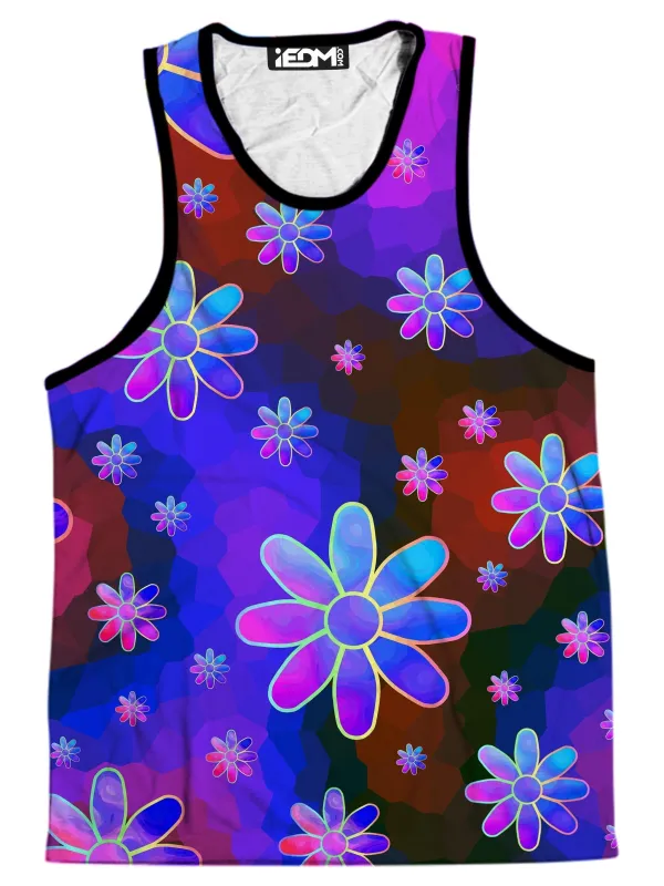Floral Fantasy Abstract Men's Tank sold by iEDM