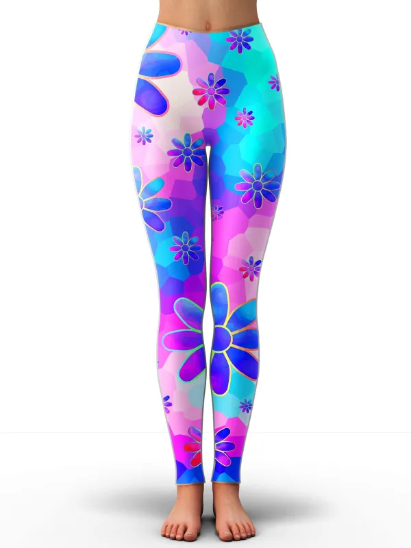 Flower Power Journey Leggings sold by iEDM