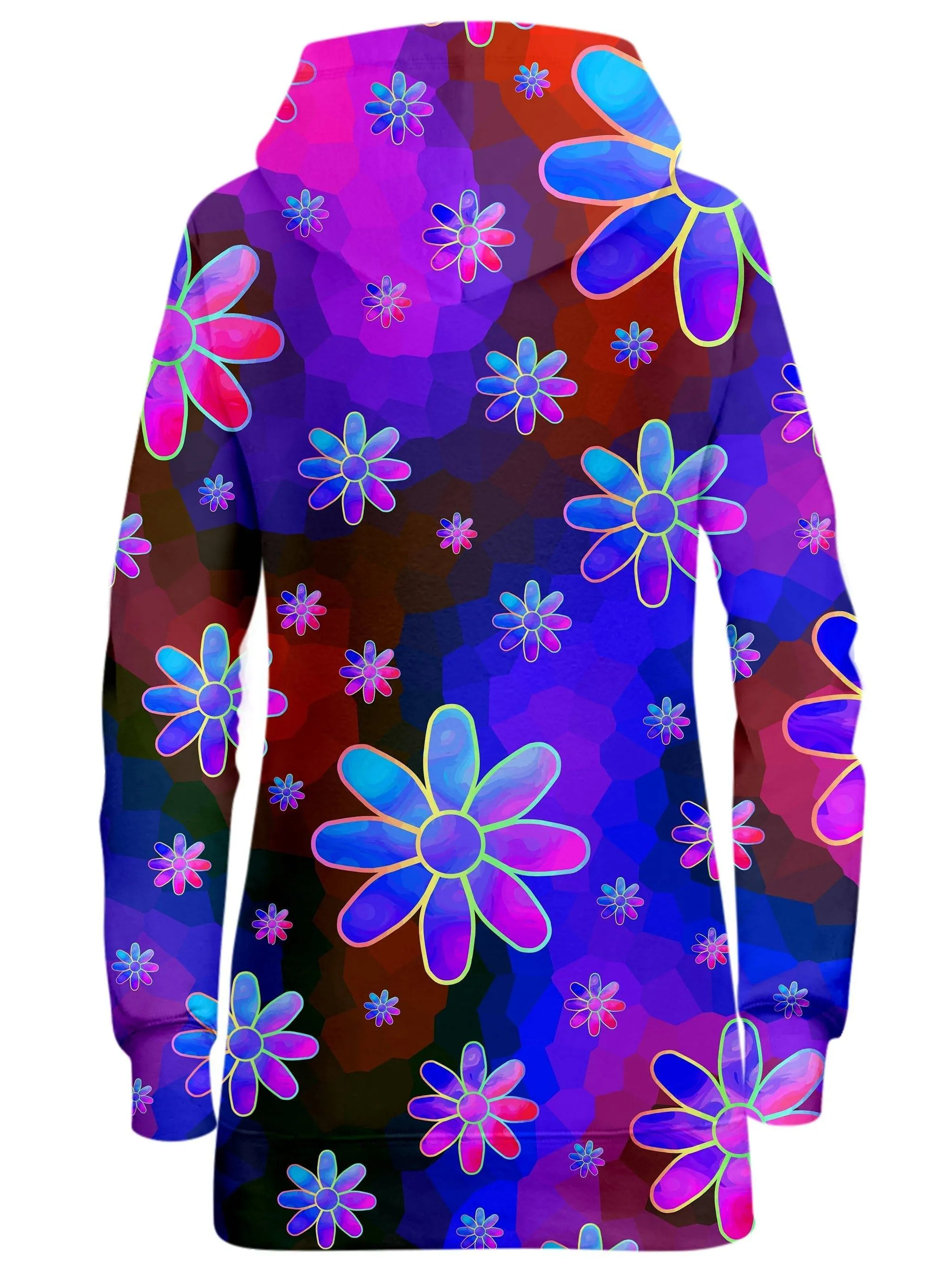 Floral Fantasy Abstract Hoodie Dress sold by iEDM product image thumbnail 2