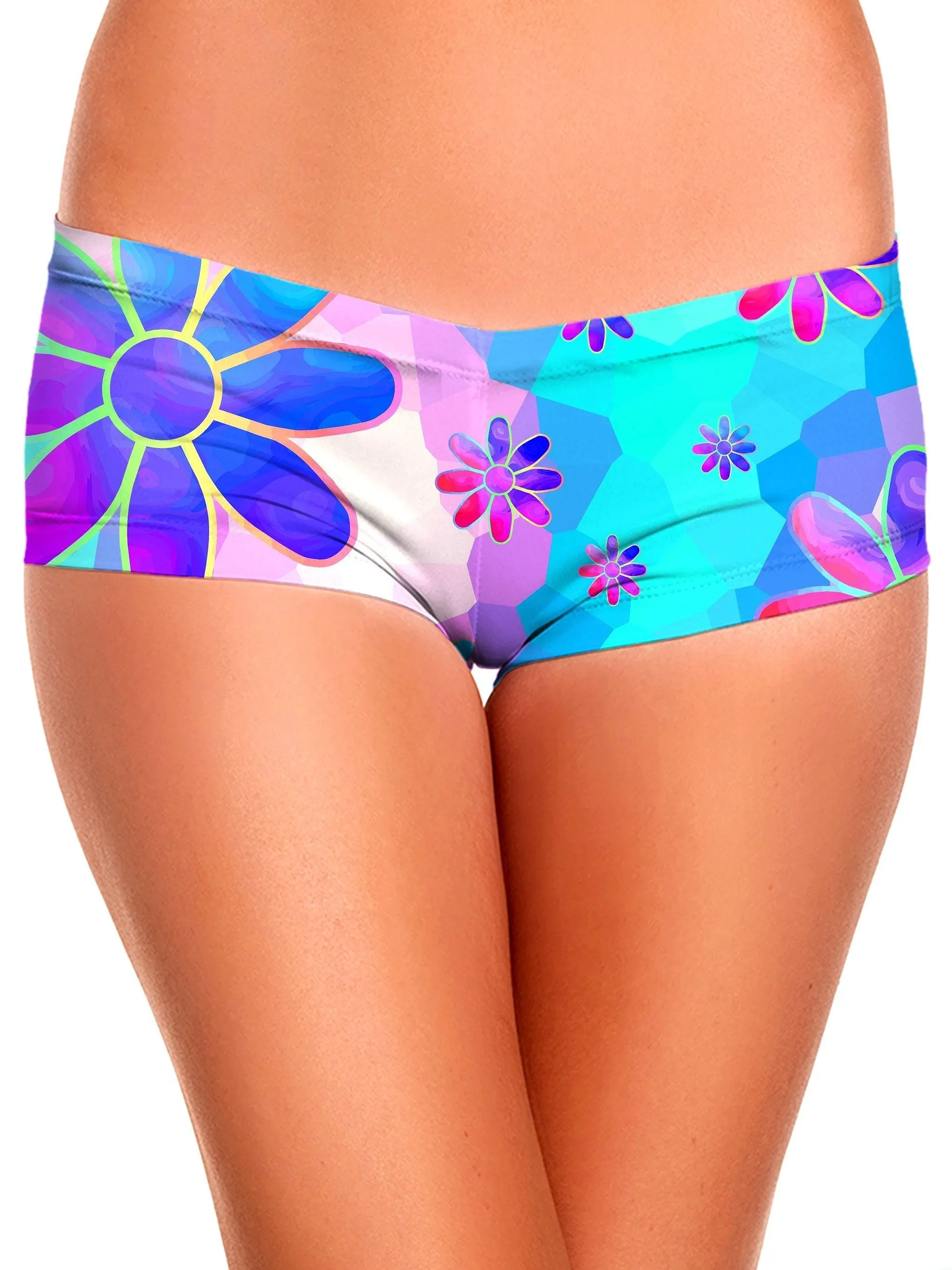 Flower Power Journey Booty Shorts sold by iEDM