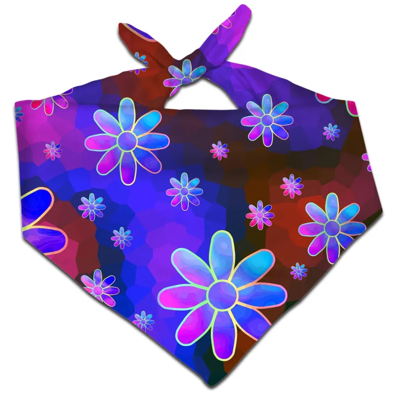 Floral Fantasy Abstract Bandana sold by iEDM