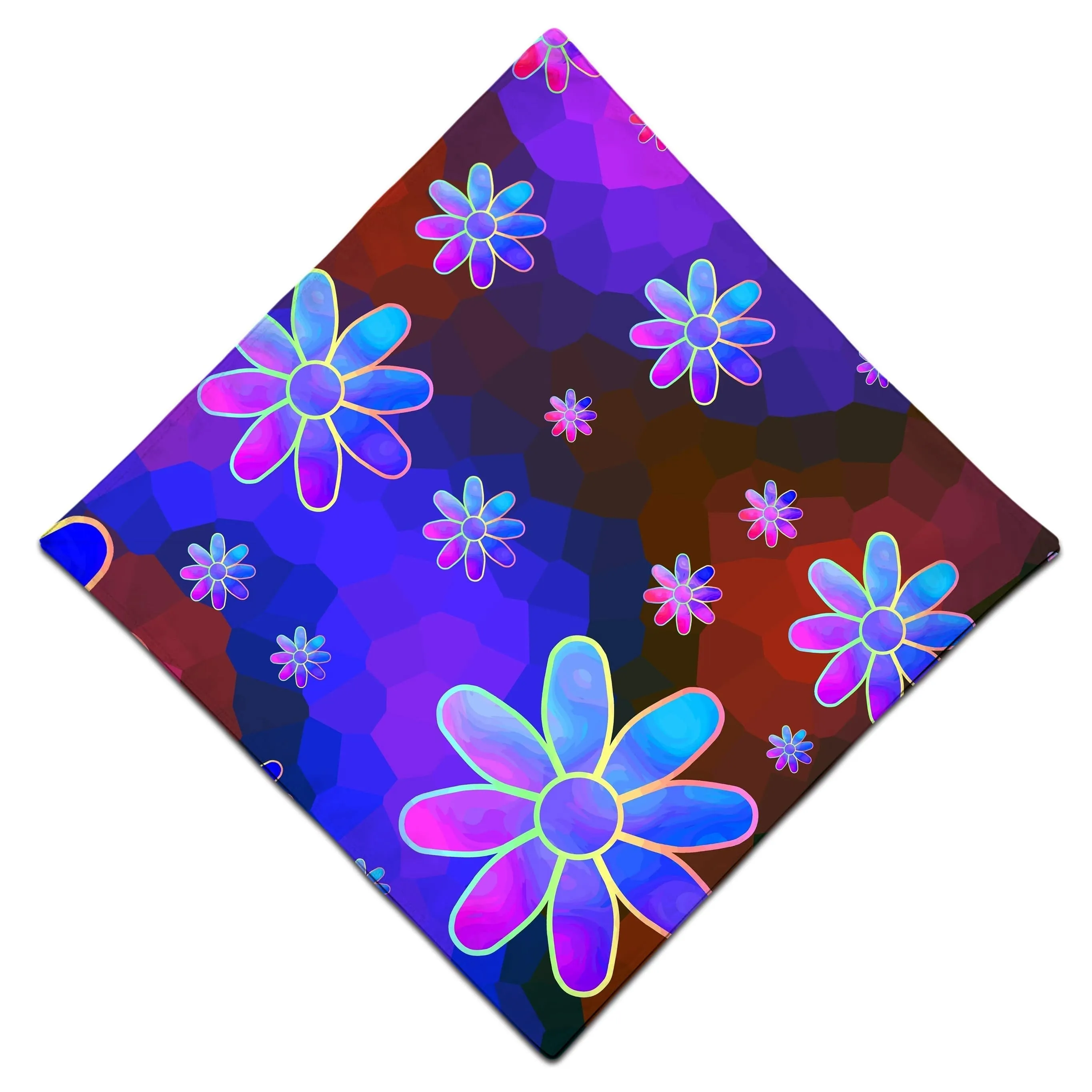 Floral Fantasy Abstract Bandana sold by iEDM product image thumbnail 3