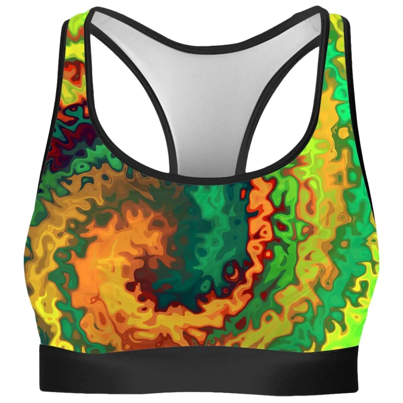 Abstract Rotation Rave Bra sold by iEDM