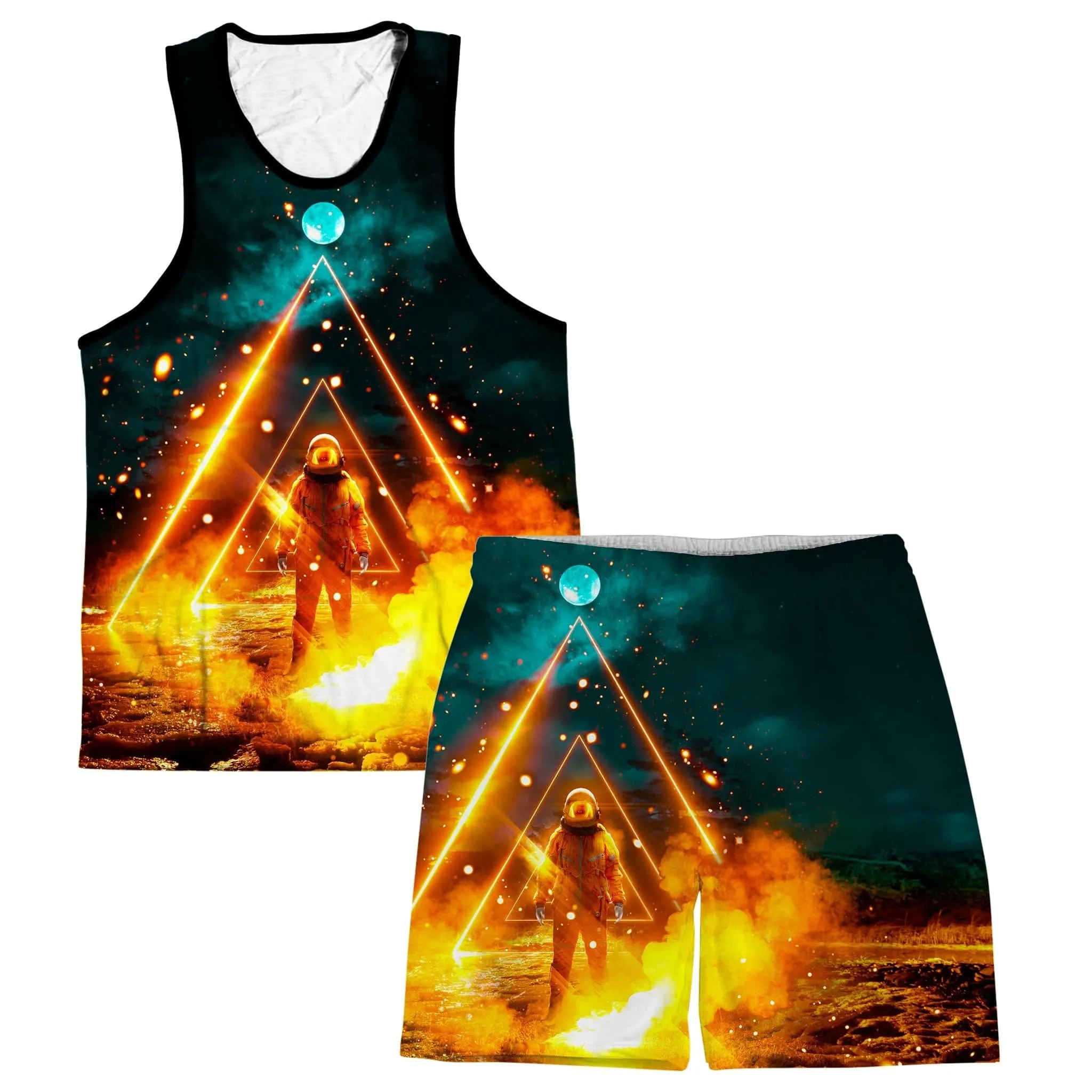 Golden Men's Tank and Shorts Combo sold by iEDM