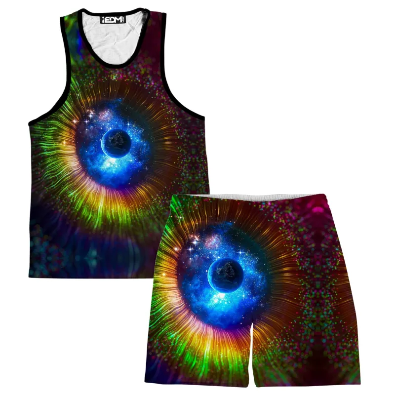 Galaxy Retina Men's Tank and Shorts Combo sold by iEDM