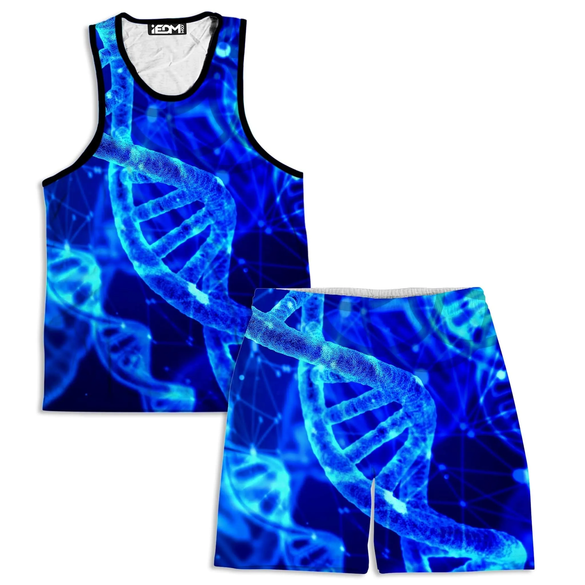 Double Helix Men's Tank and Shorts Combo sold by iEDM