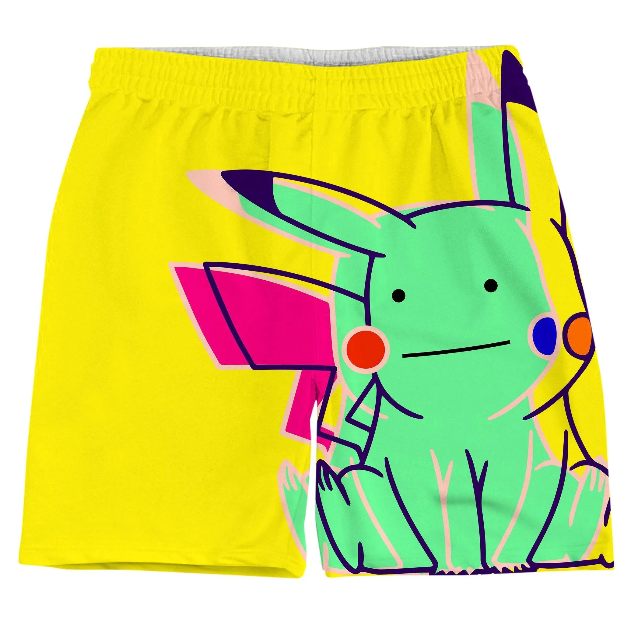 Ditto Pikachu Men's Tank and Shorts Combo sold by iEDM product image thumbnail 3