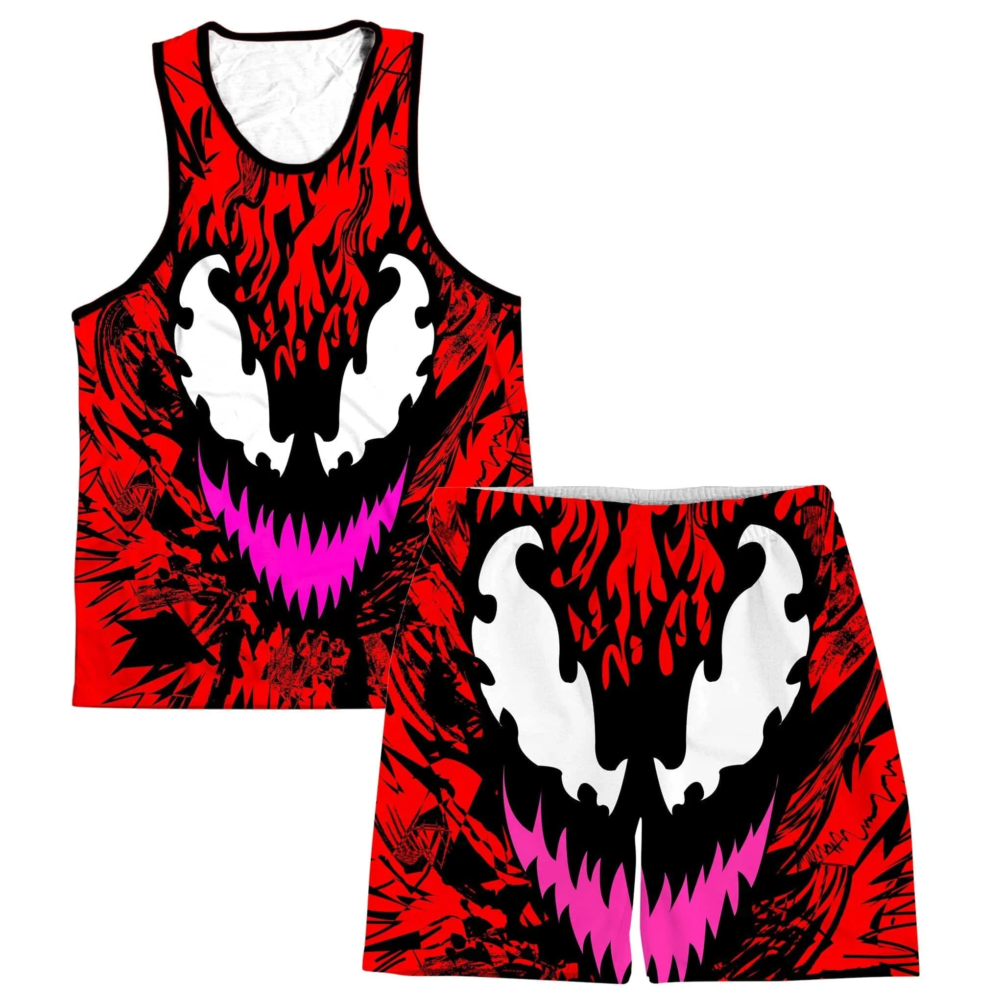 Carnage Men's Tank and Shorts Combo sold by iEDM