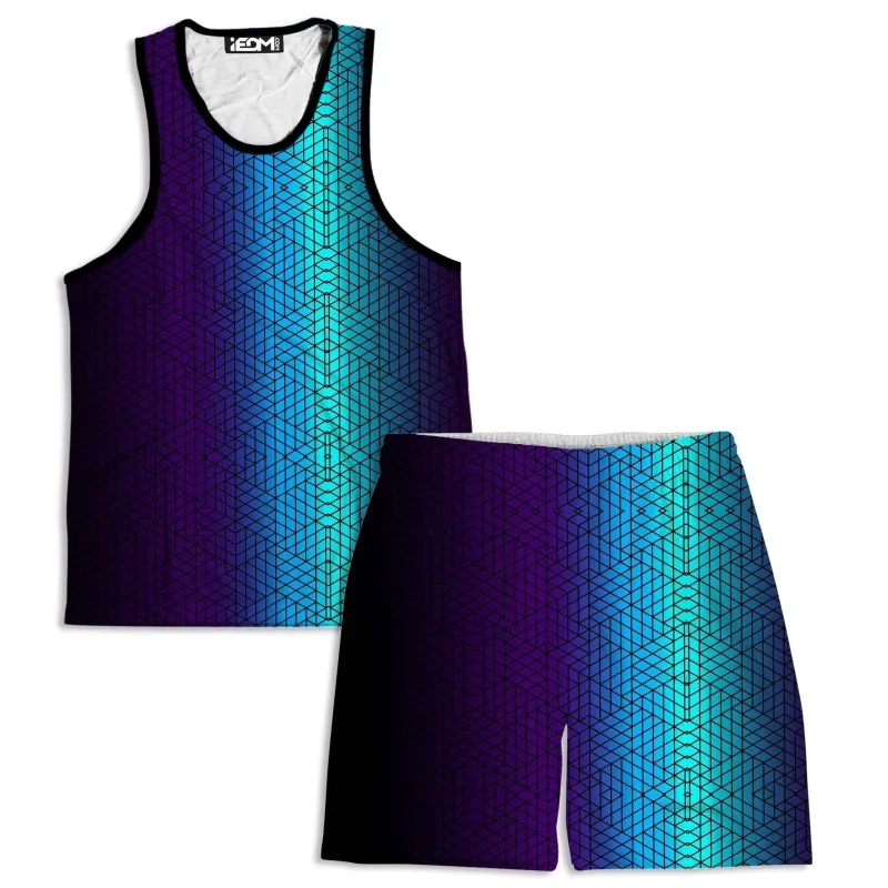 Ascension Cool Colors Men's Tank and Shorts Combo sold by iEDM