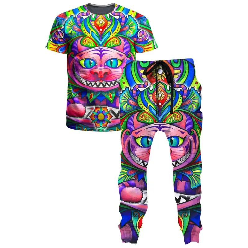 Cheshire Cat T-Shirt and Joggers Combo made by iEDM