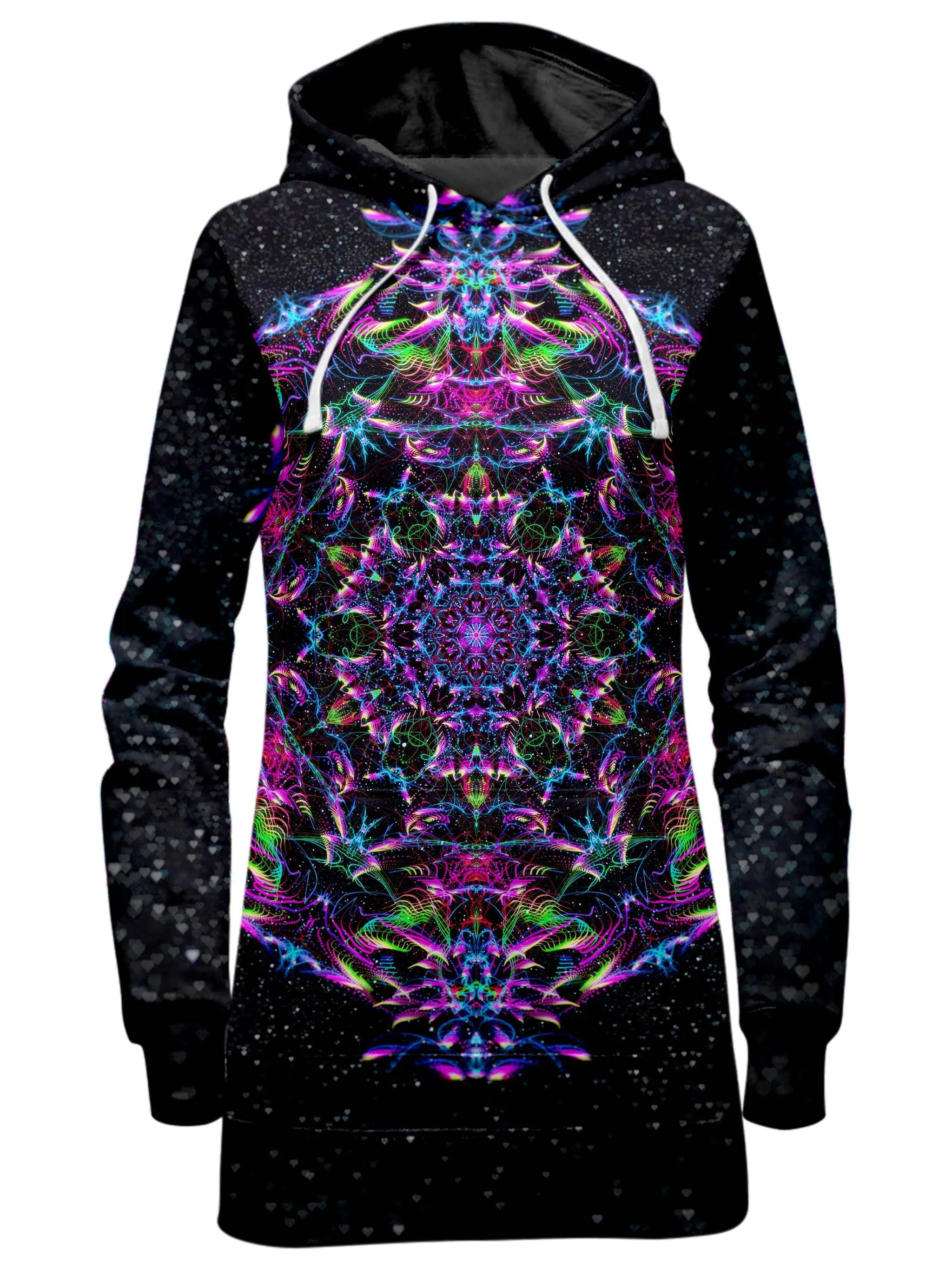 Purp Geometric Hoodie Dress and Leggings Combo sold by iEDM product image thumbnail 2
