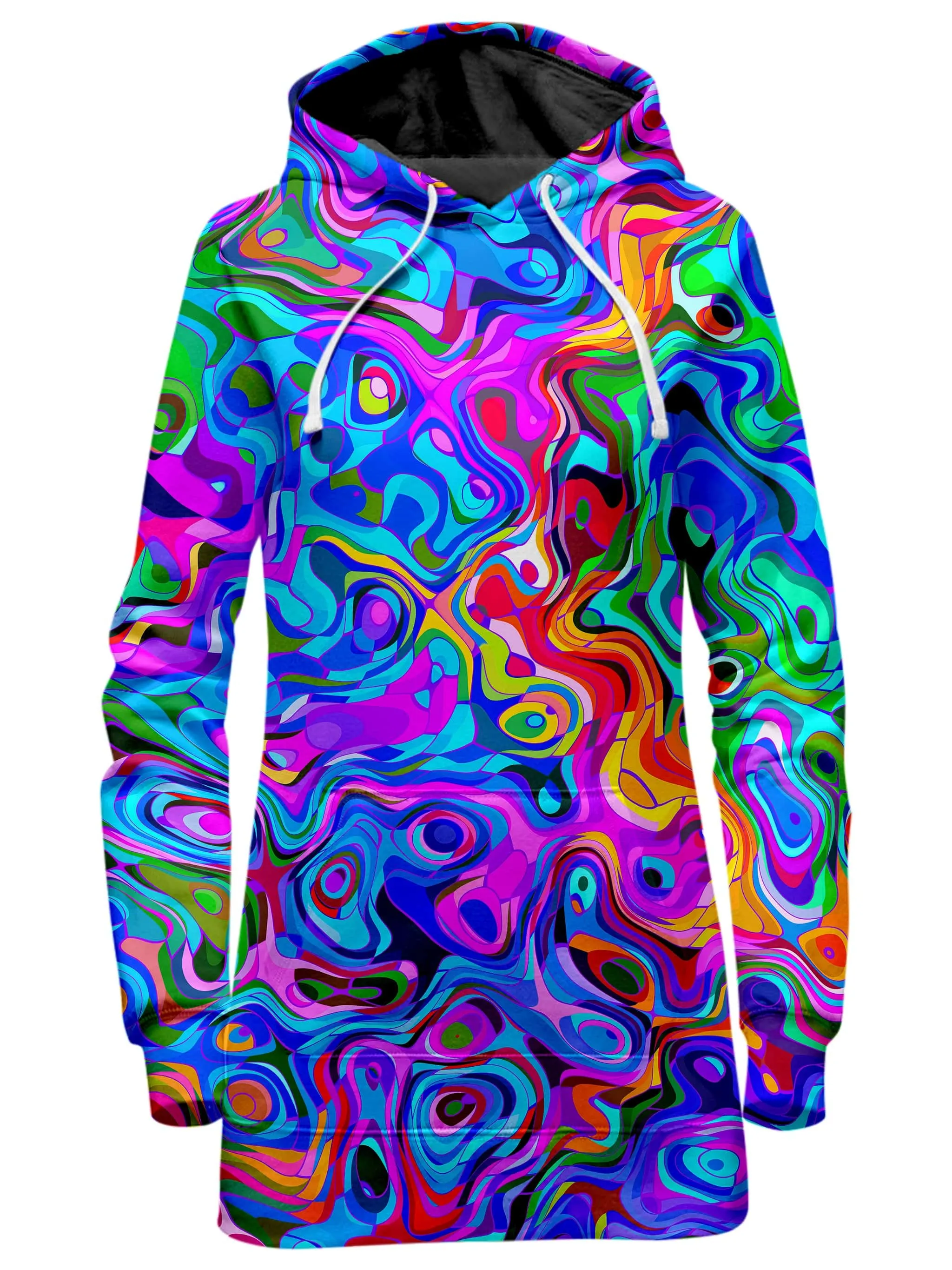 Rainbow Waves Hoodie Dress and Leggings Combo sold by iEDM product image thumbnail 2