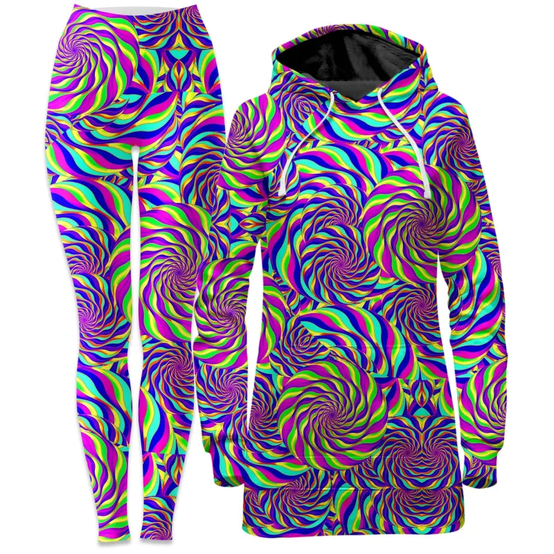 Spinzone Hoodie Dress and Leggings Combo sold by iEDM