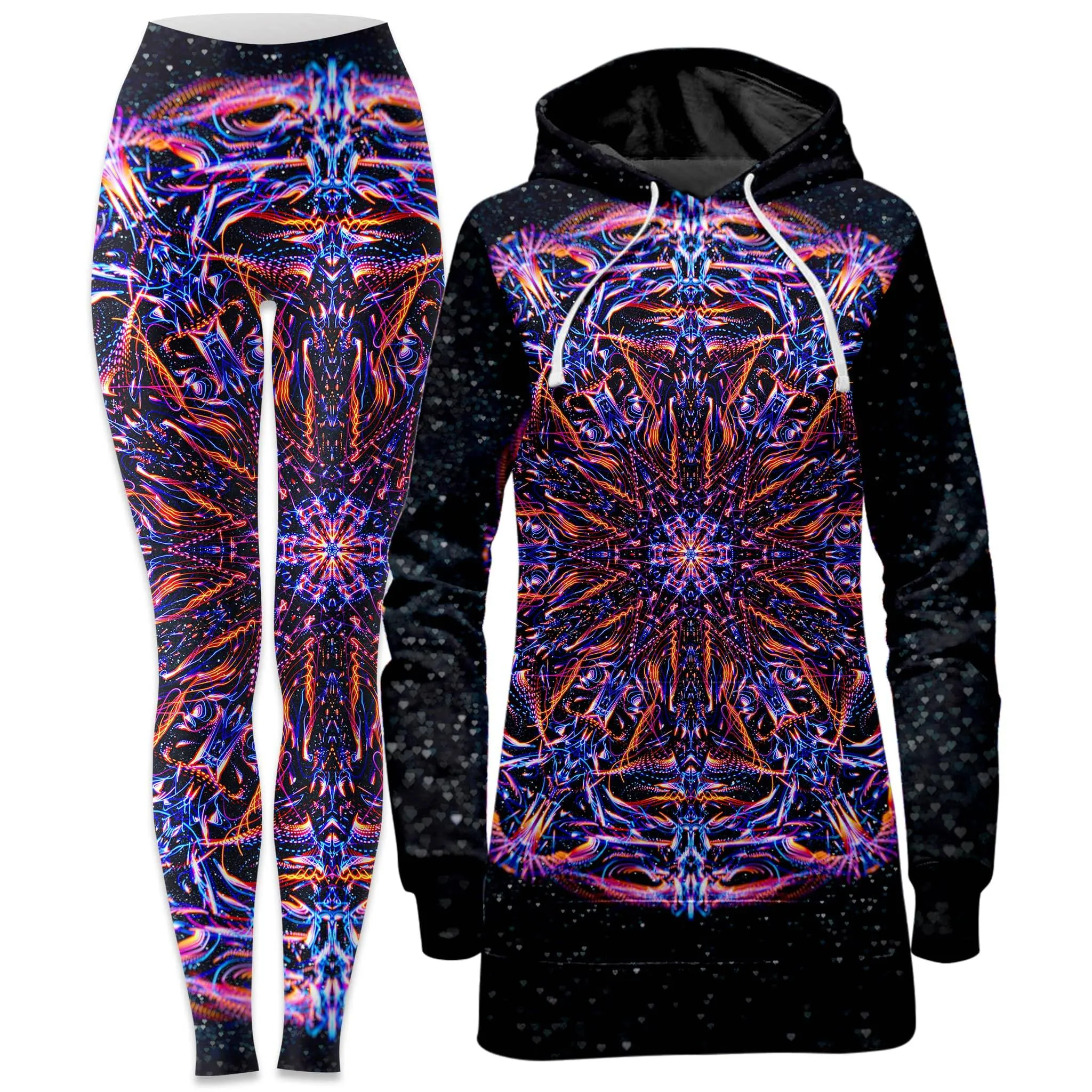Stargate Prism Hoodie Dress and Leggings Combo sold by iEDM