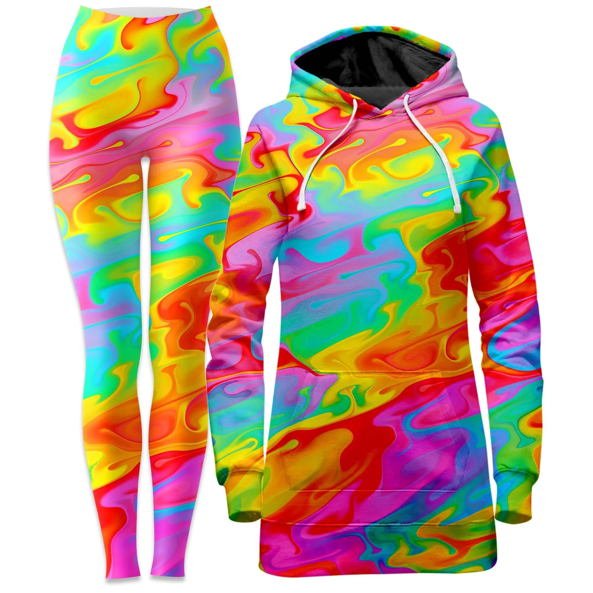 Summer Solstice Hoodie Dress and Leggings Combo sold by iEDM
