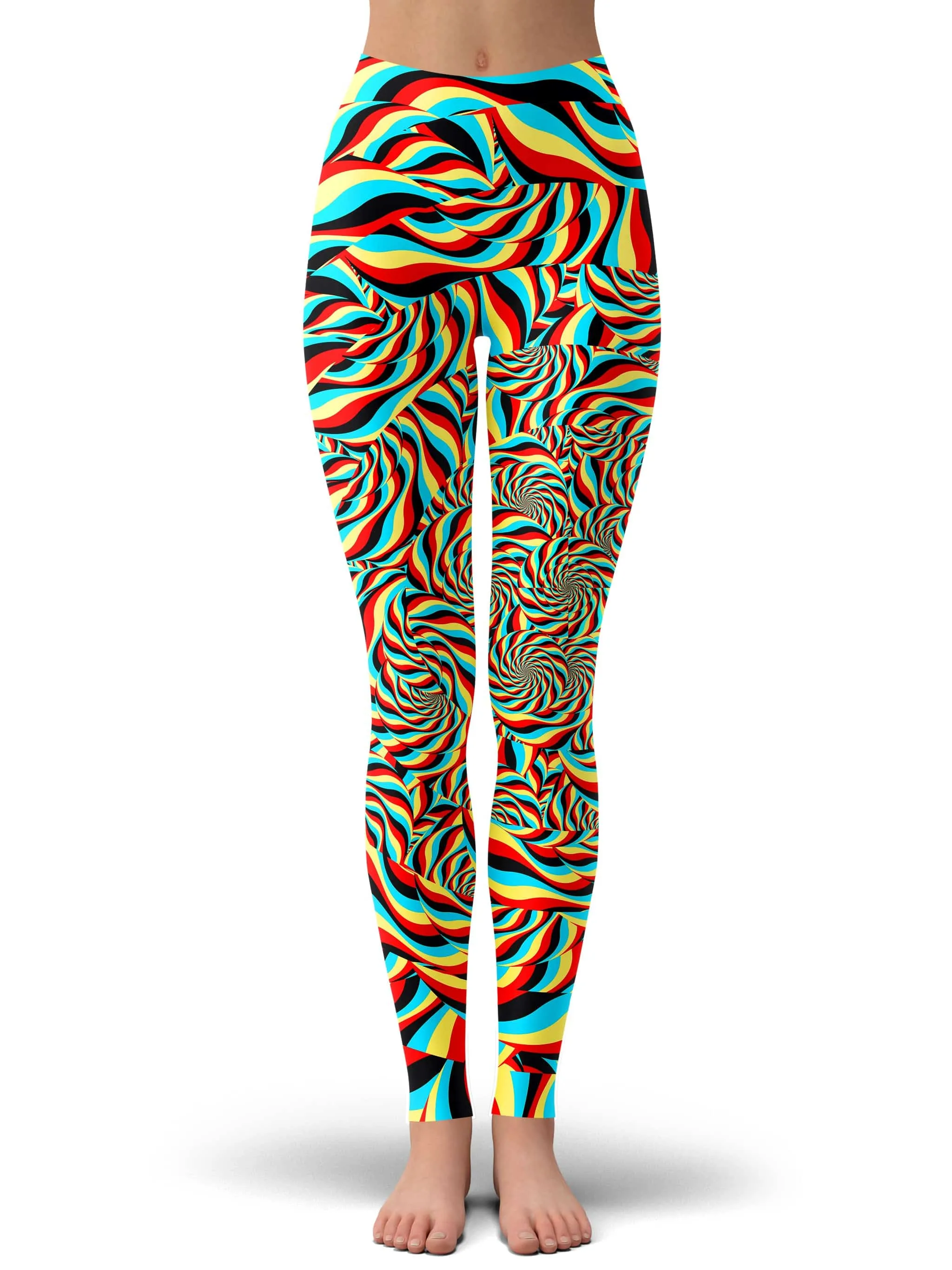 Trippy Swirl Hoodie Dress and Leggings Combo sold by iEDM product image thumbnail 3