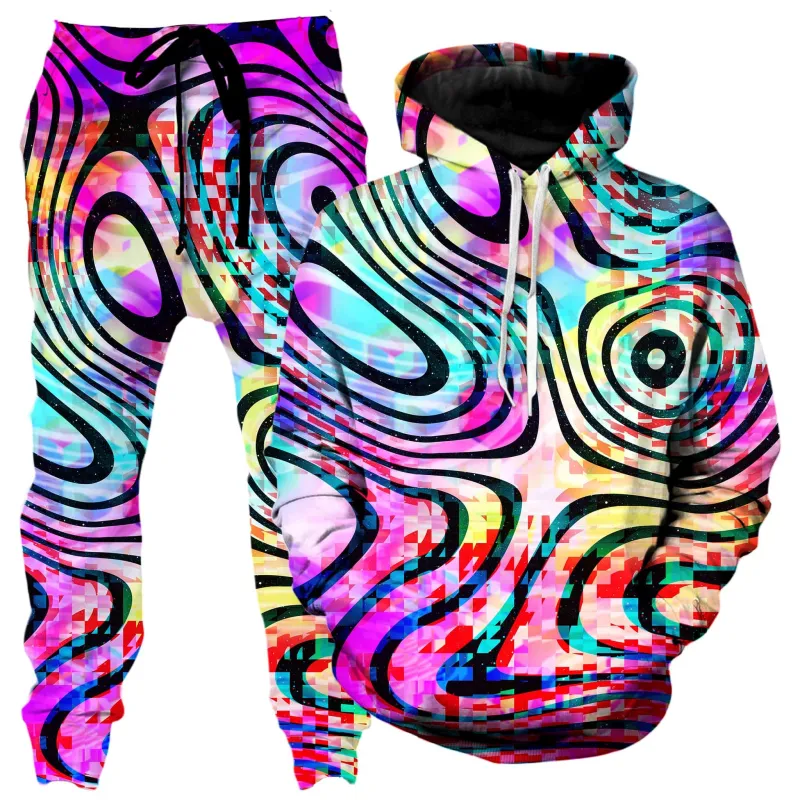 Psytrance Hoodie and Joggers Combo made by iEDM