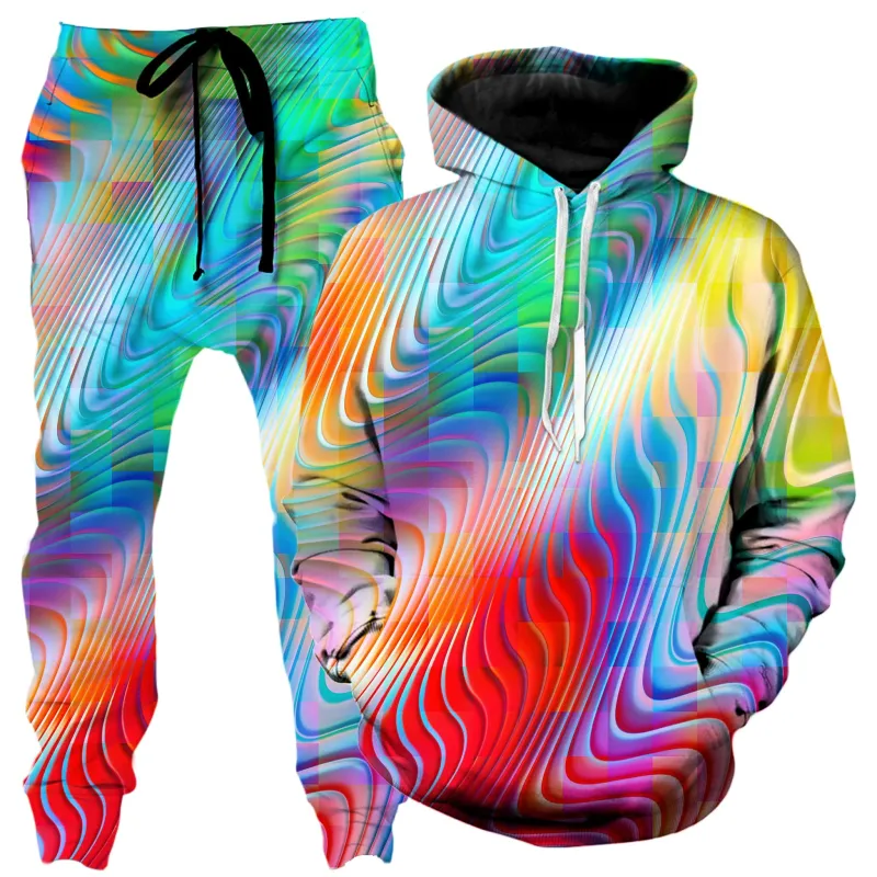 Rainbow Prism Hoodie and Joggers Combo sold by iEDM