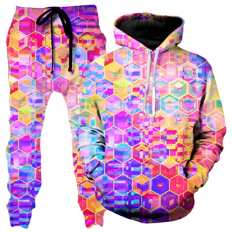 Spectral Cubes Hoodie and Joggers Combo sold by iEDM