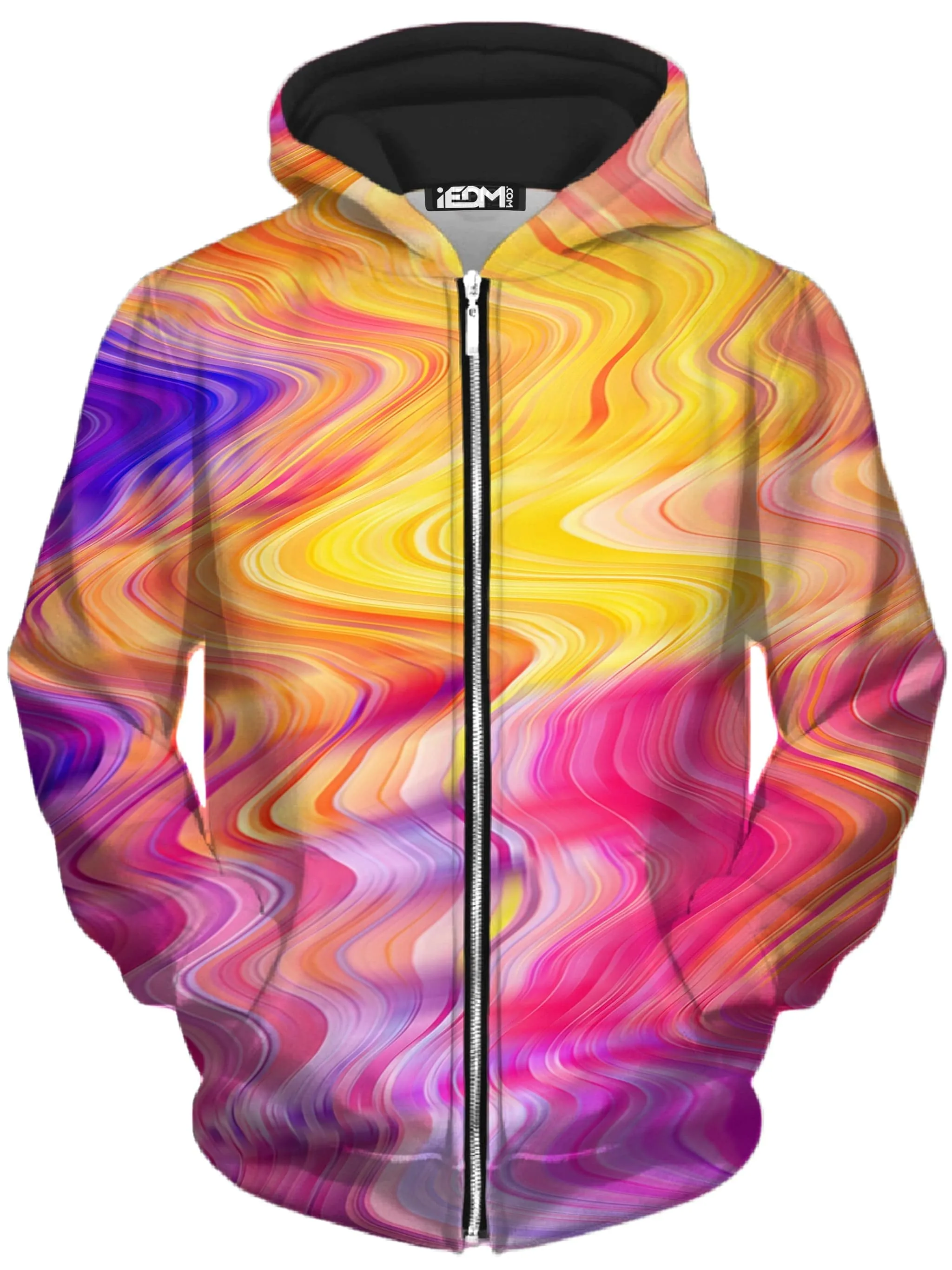 Psychedelic Aftershock Zip-Up Hoodie and Joggers Combo sold by iEDM product image thumbnail 2
